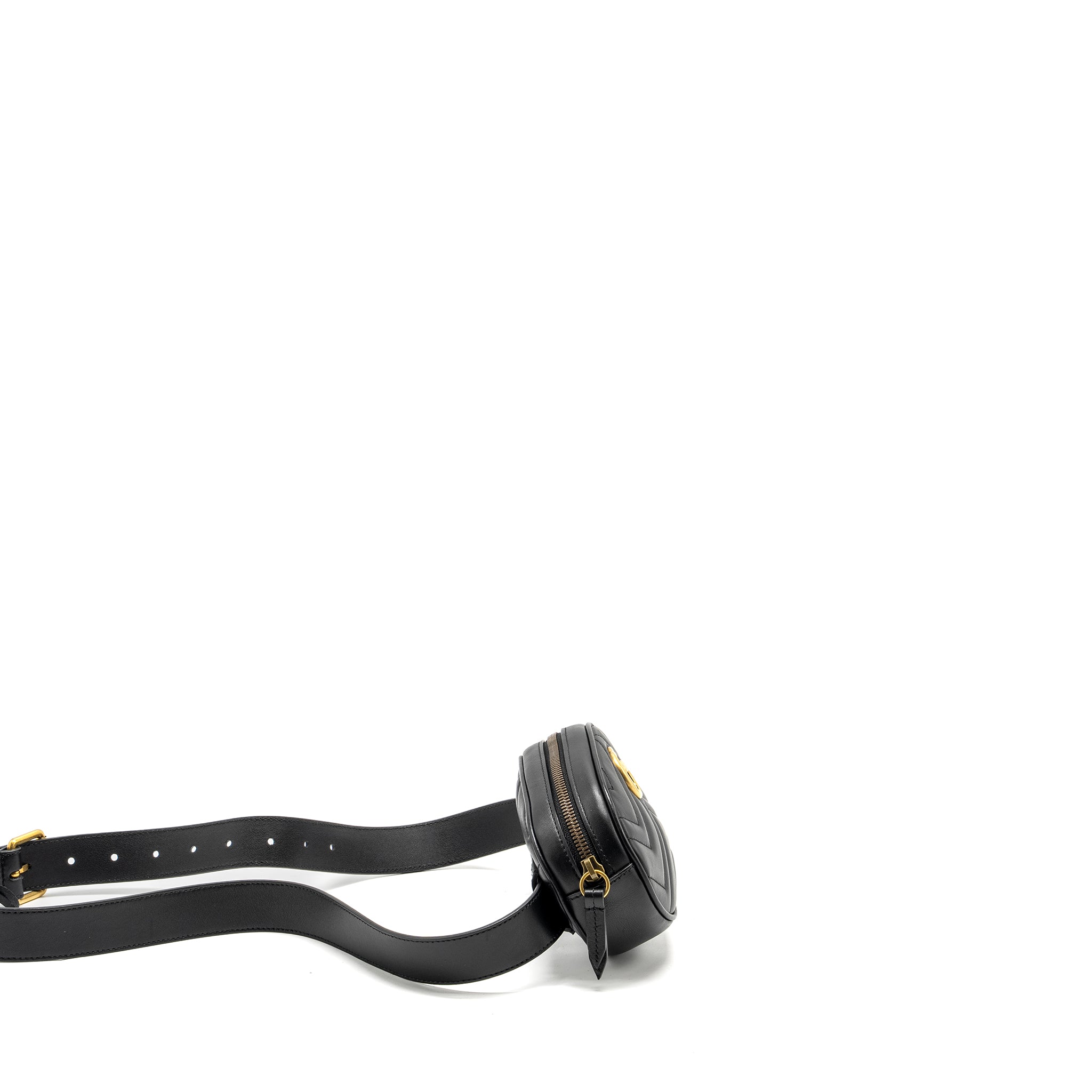 Gucci GG Marmont Belt Bag Calfskin Black
