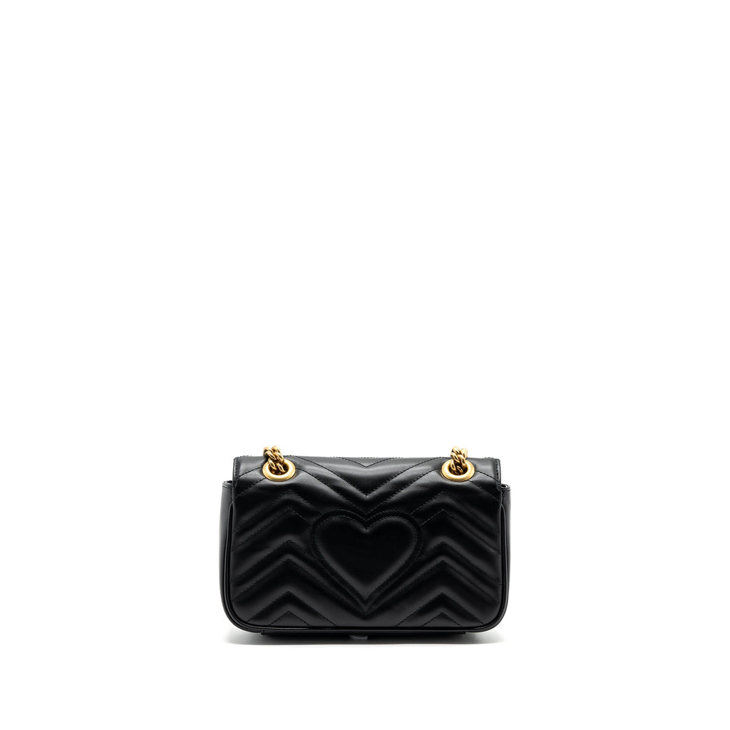 Gucci mini marmont calfskin black