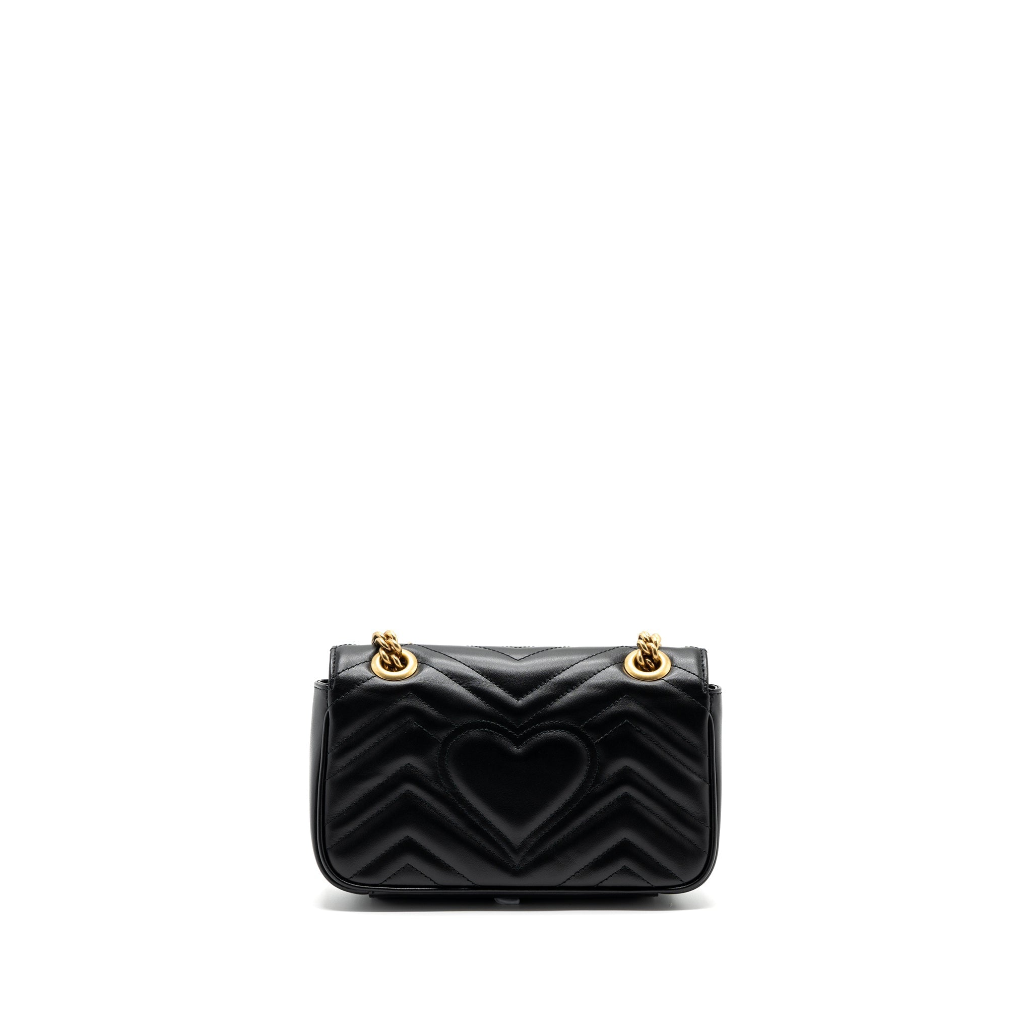 Gucci mini marmont calfskin black