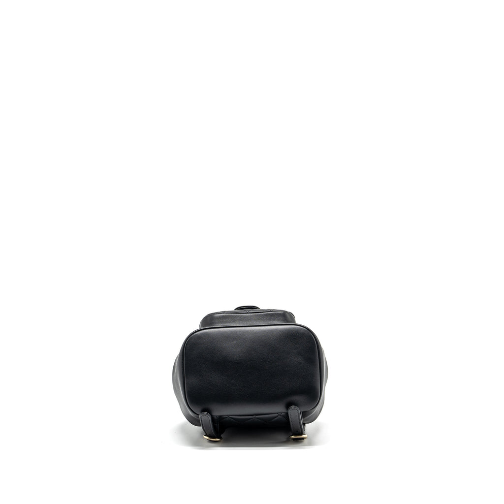 Chanel mini Duma backpack Lambskin black L (microchip)