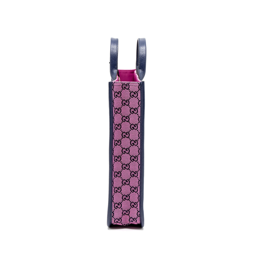 Gucci Children�s Tote Bag Canvas/Leather Purple