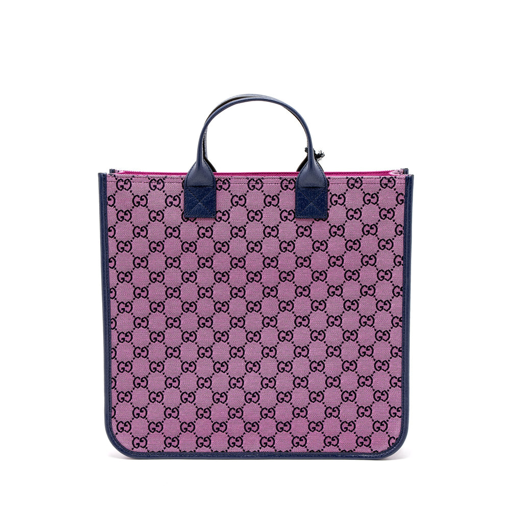 Gucci Children�s Tote Bag Canvas/Leather Purple