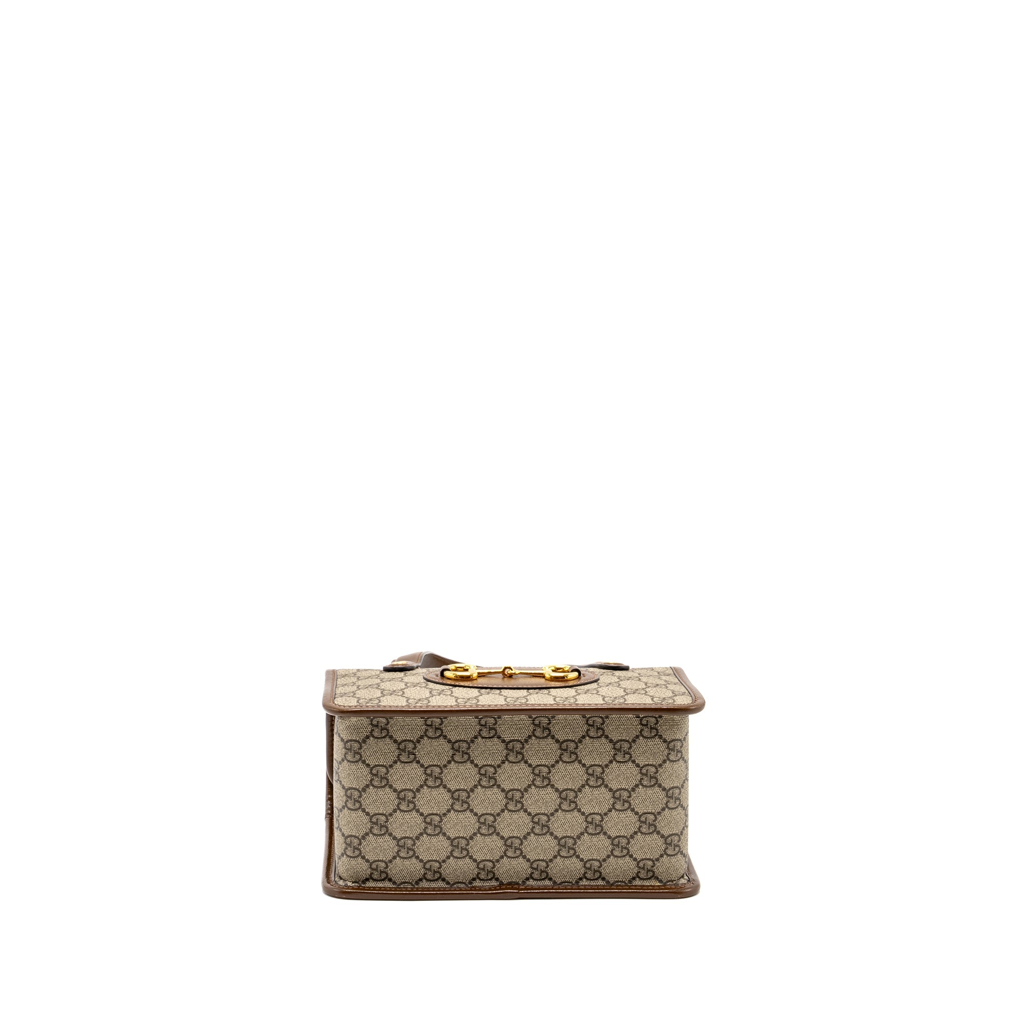 Gucci Top Handle Horsebit 1955 Bag GG Supreme Canvas