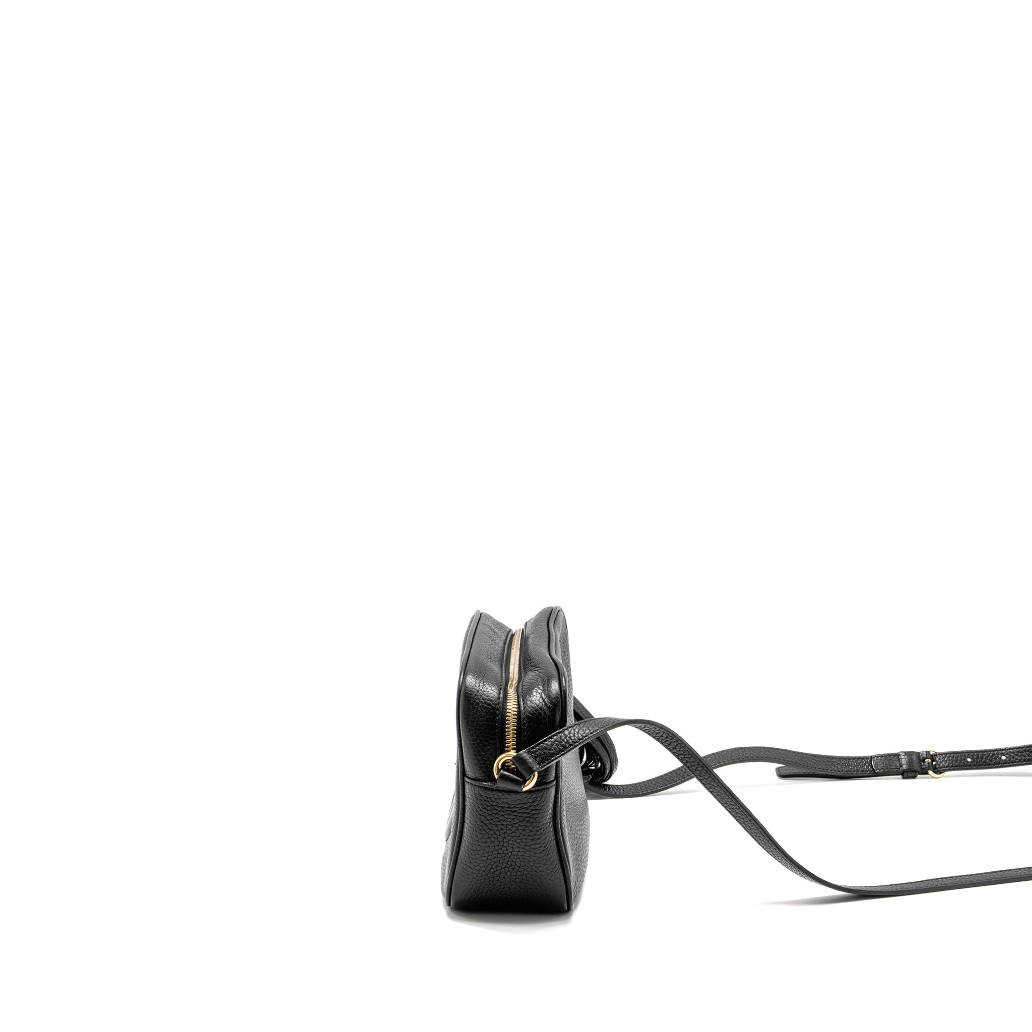 Gucci Soho Disco camera Crossbody Bag Calfskin Black L