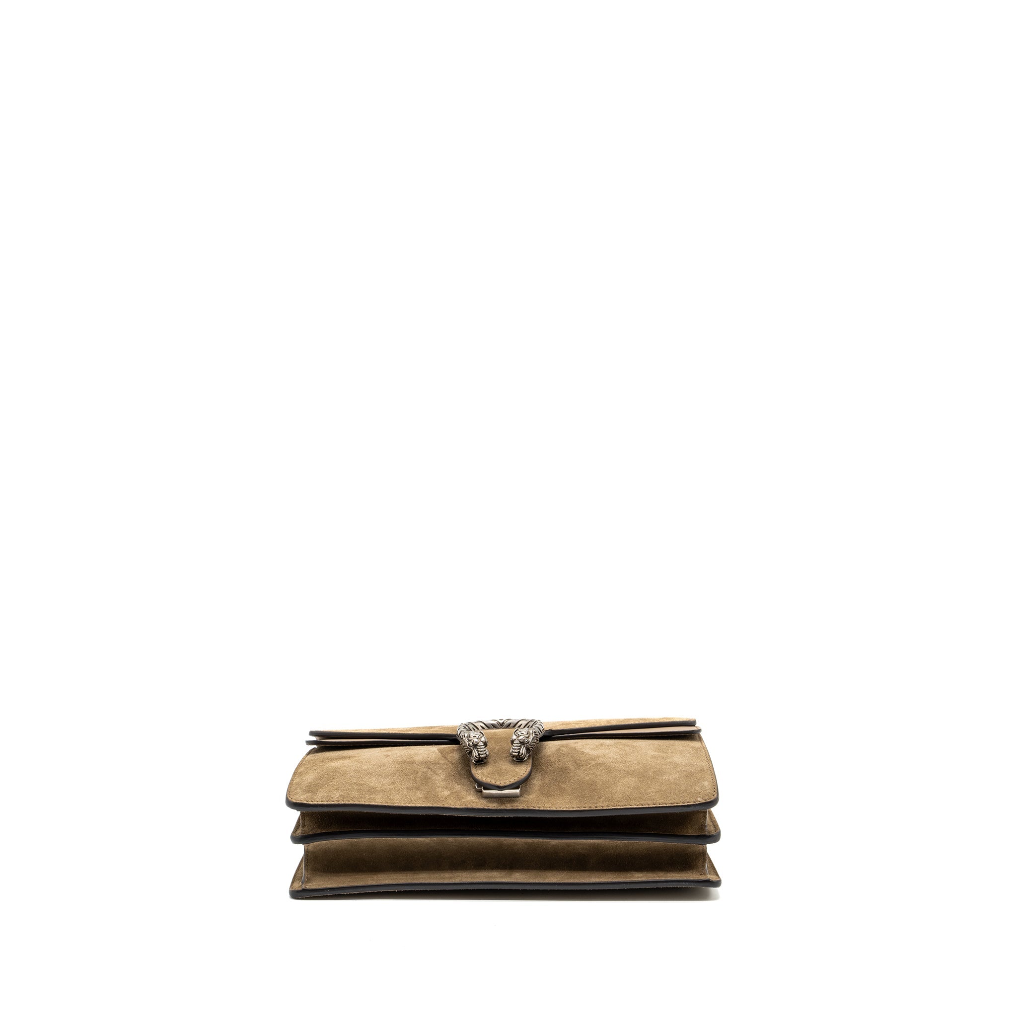 Gucci Dionysus shoulder bag suede leather light brown SHW