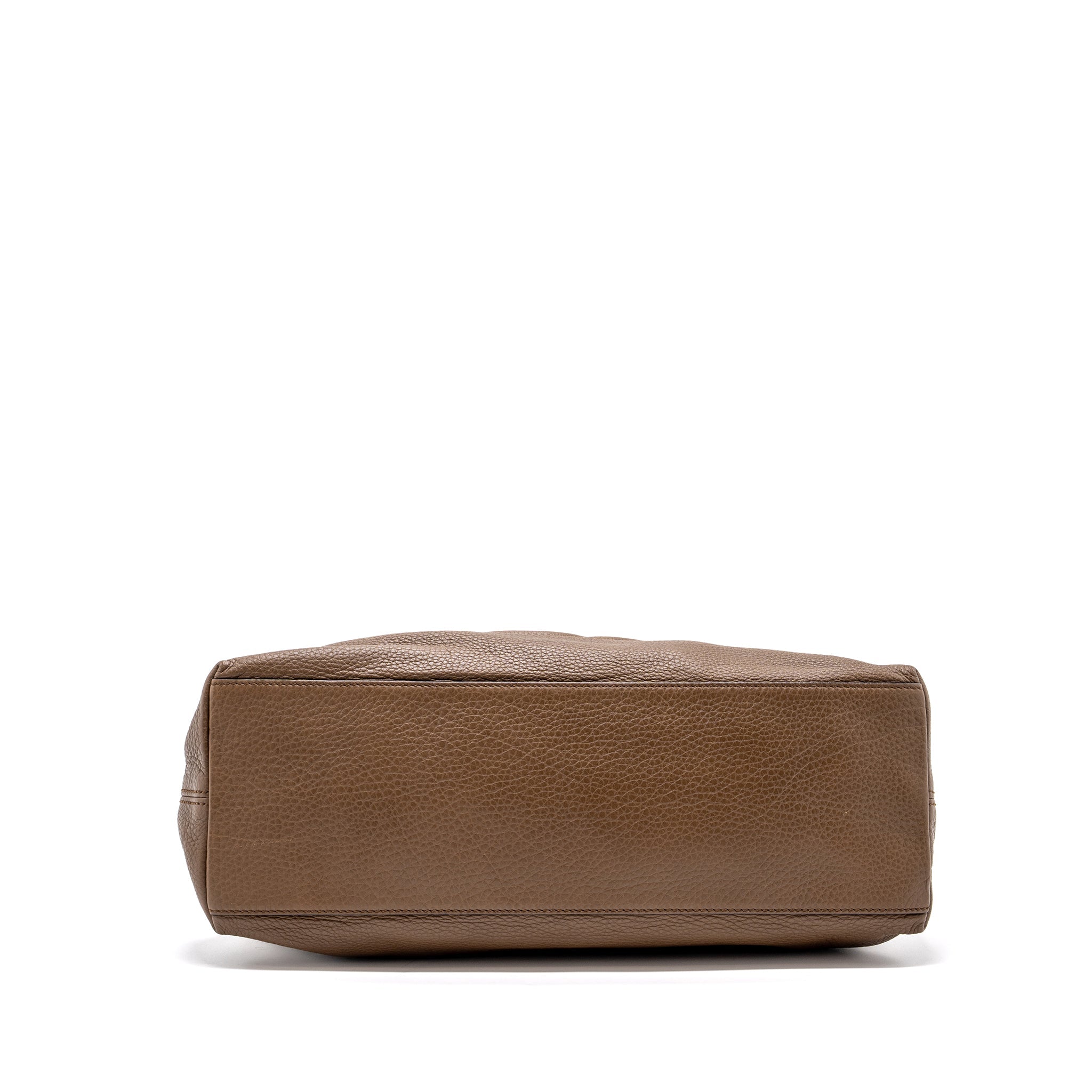 Gucci disco tote bag calfskin brown L