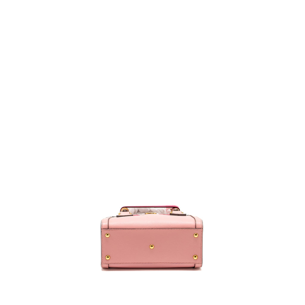Gucci Mini Diana Bamboo Tote Bag Leather Pink