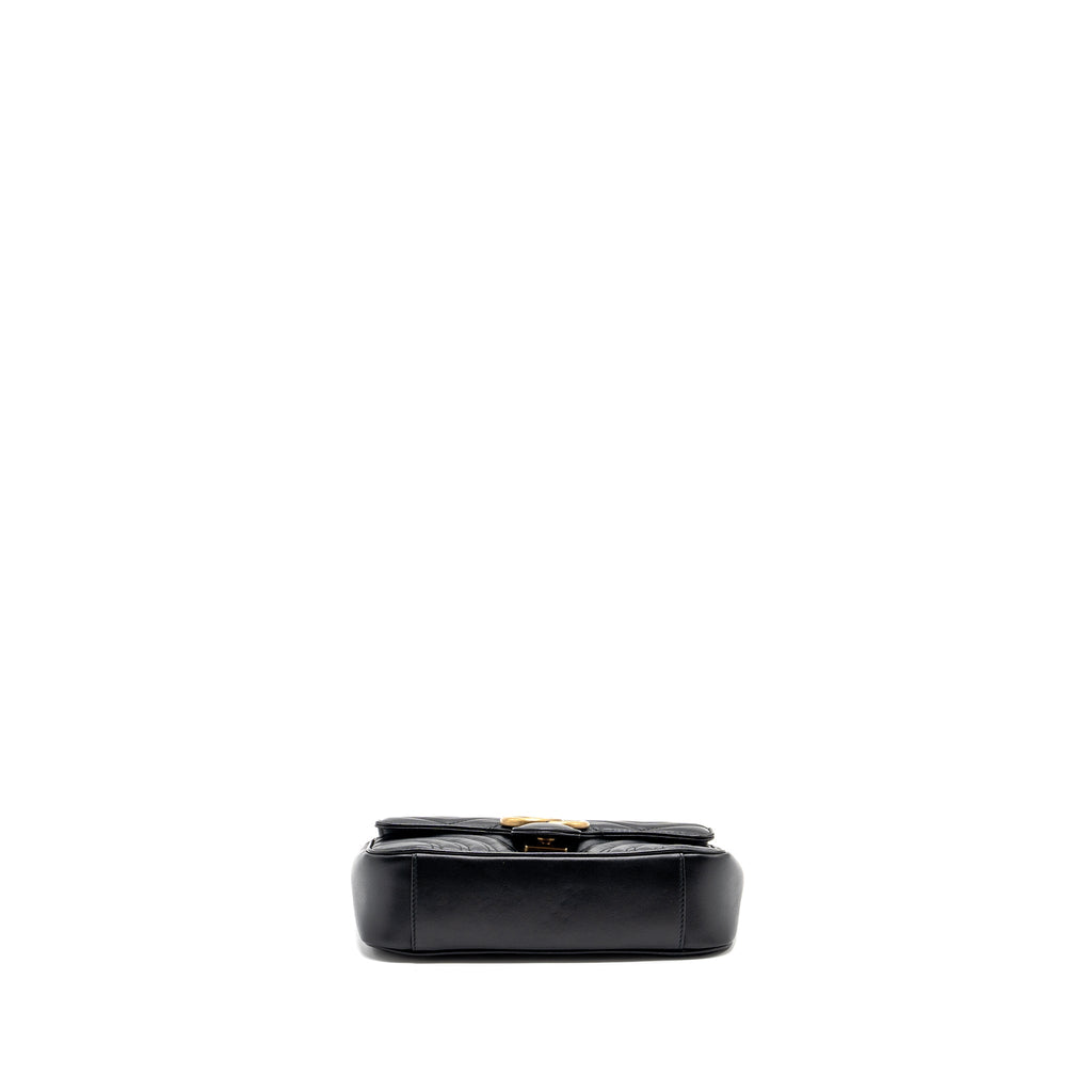 Gucci mini marmont bag calfskin black