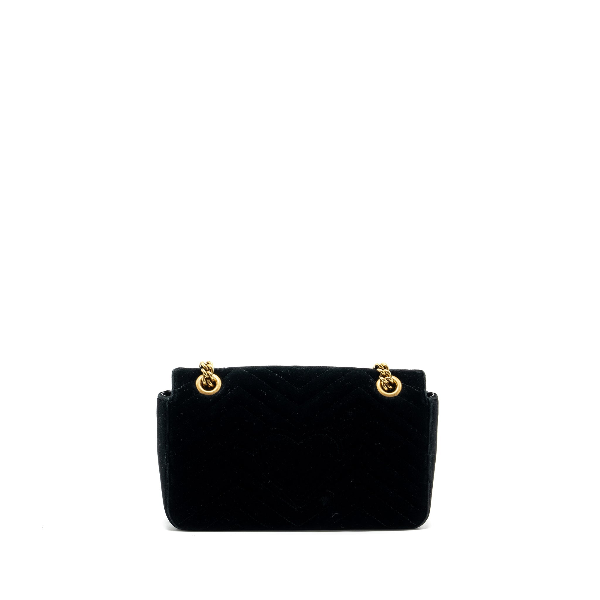 Gucci Small GG Marmont Bag Velvet Black