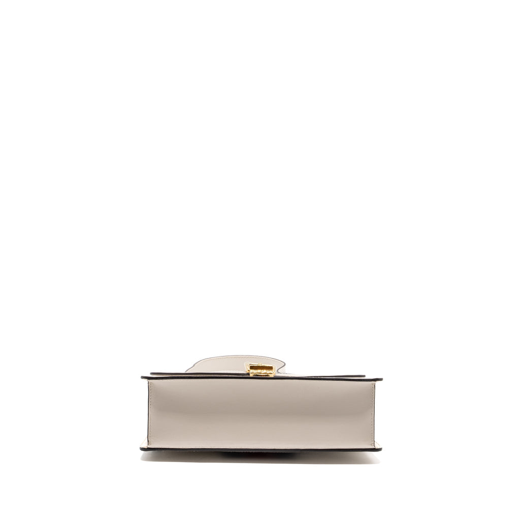 Gucci Sylvie Shoulder Bag Calfskin White