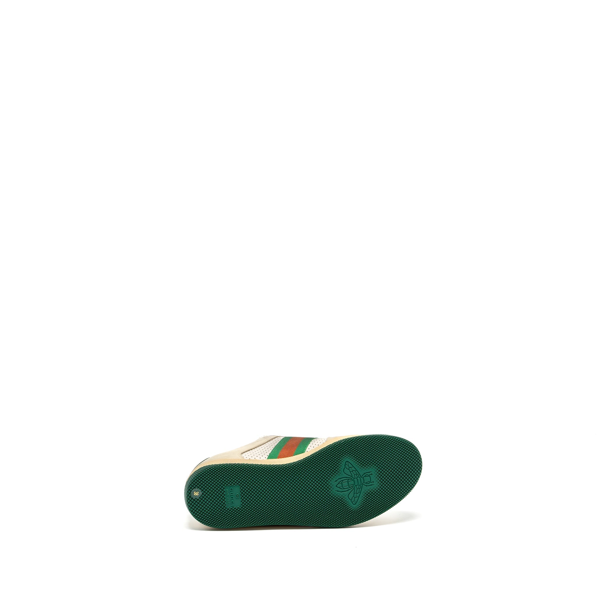 Gucci size 38 women�s Screener Leather Trainer / sneakers multicolour