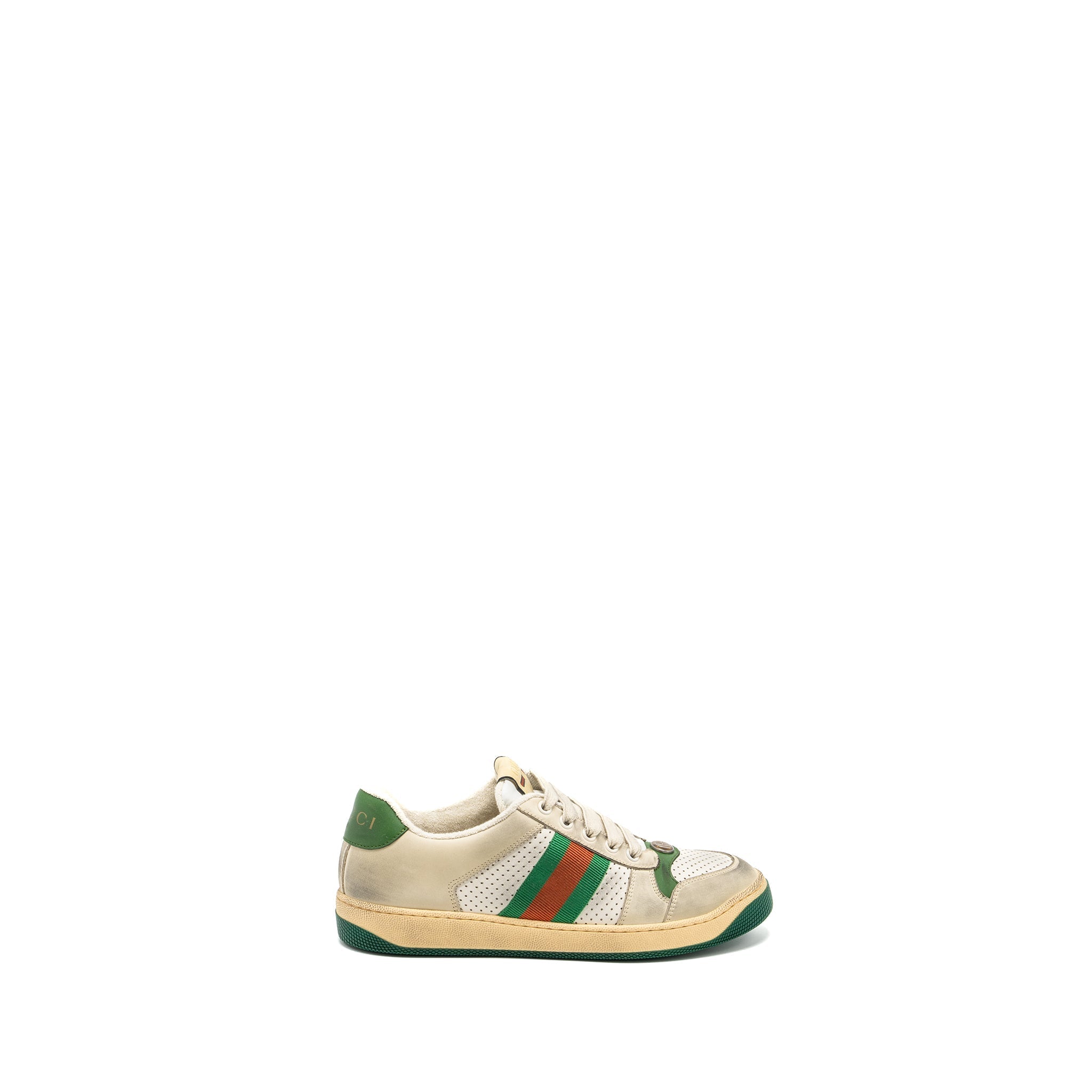 Gucci size 38 women�s Screener Leather Trainer / sneakers multicolour