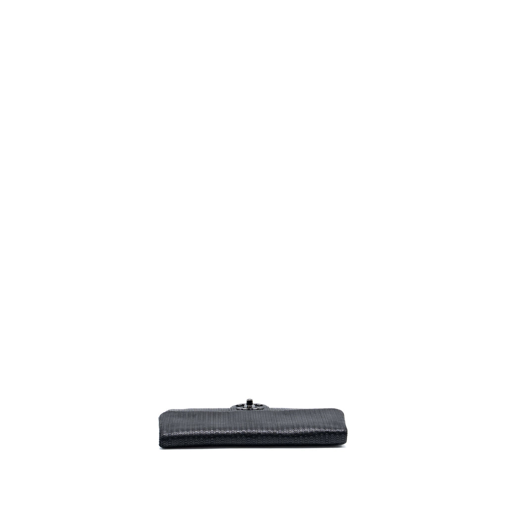Chanel Flap Clutch Lambskin Black with Black Hardware