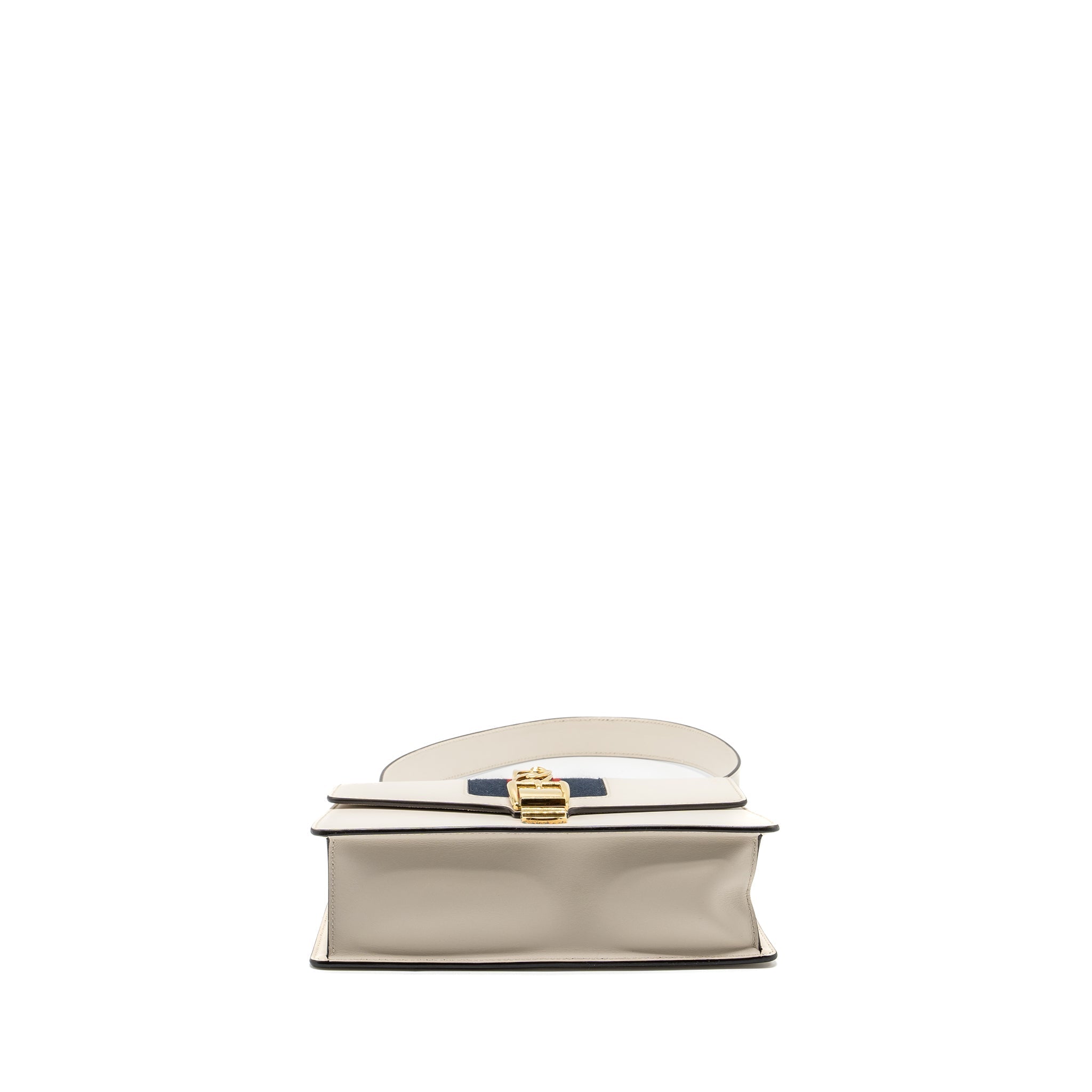 Gucci Medium Sylvie Bag calfskin white