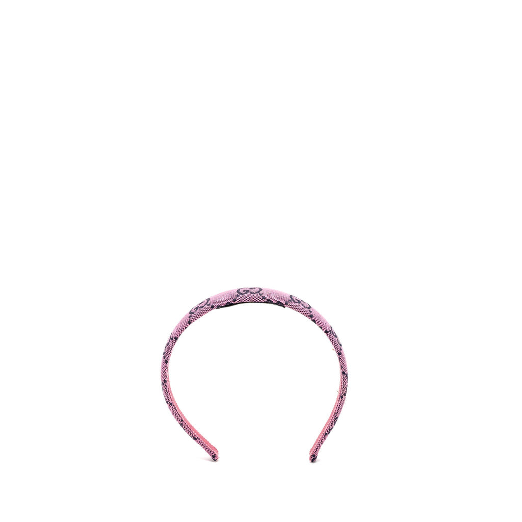 GUCCI GG Logo Headband Canvas Pink
