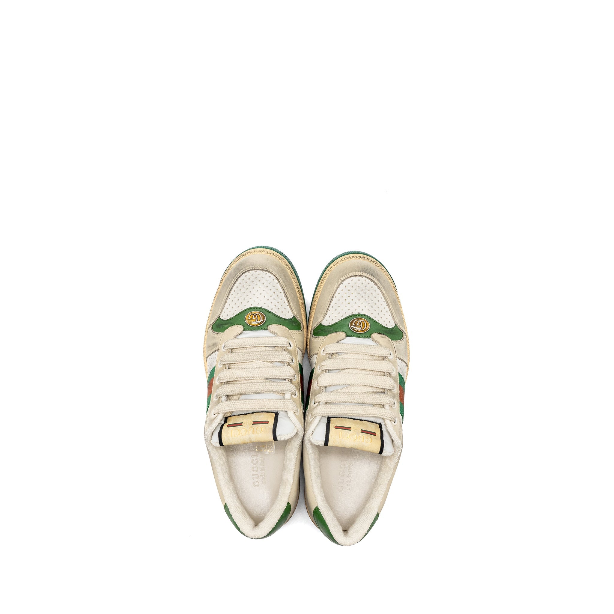 Gucci size 38 women�s Screener Leather Trainer / sneakers multicolour
