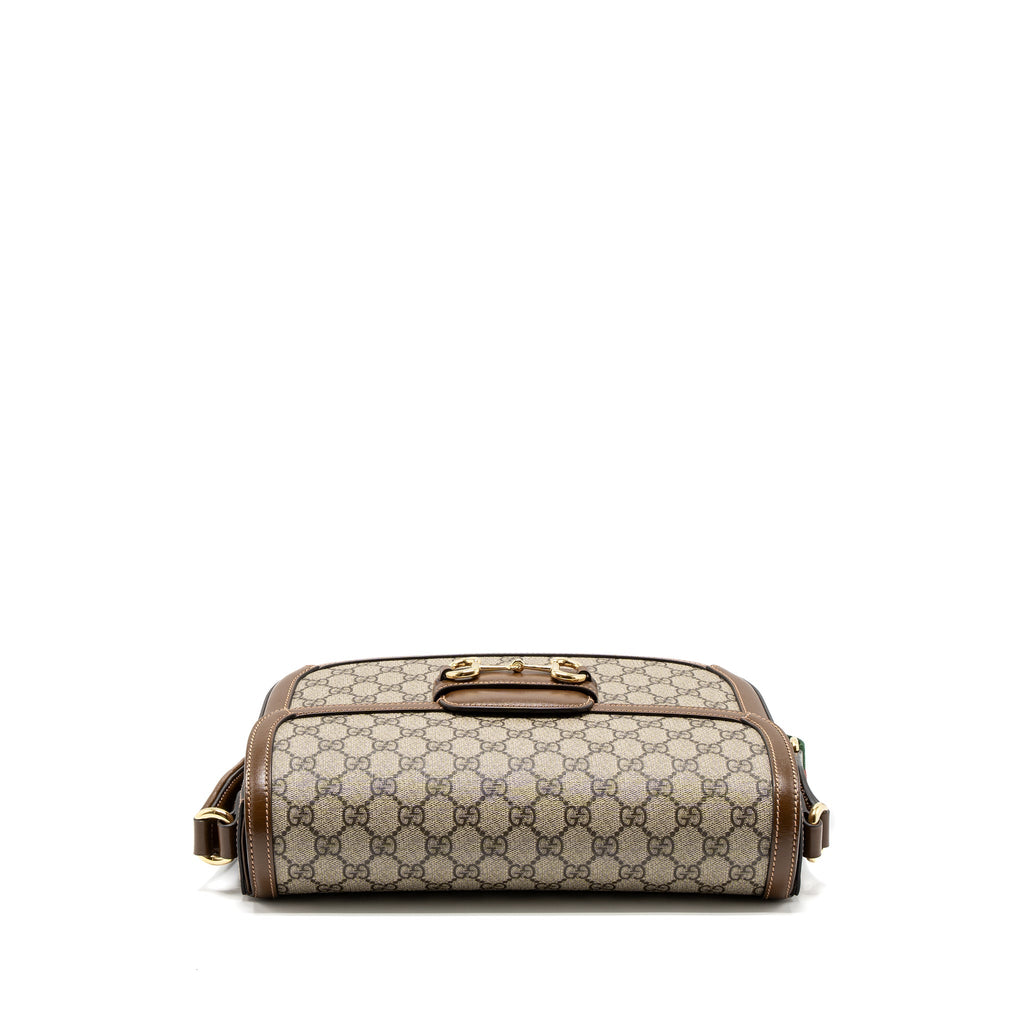 Gucci Horsebit 1955 Shoulder Bag GG Supreme Canvas Beige/Ebony