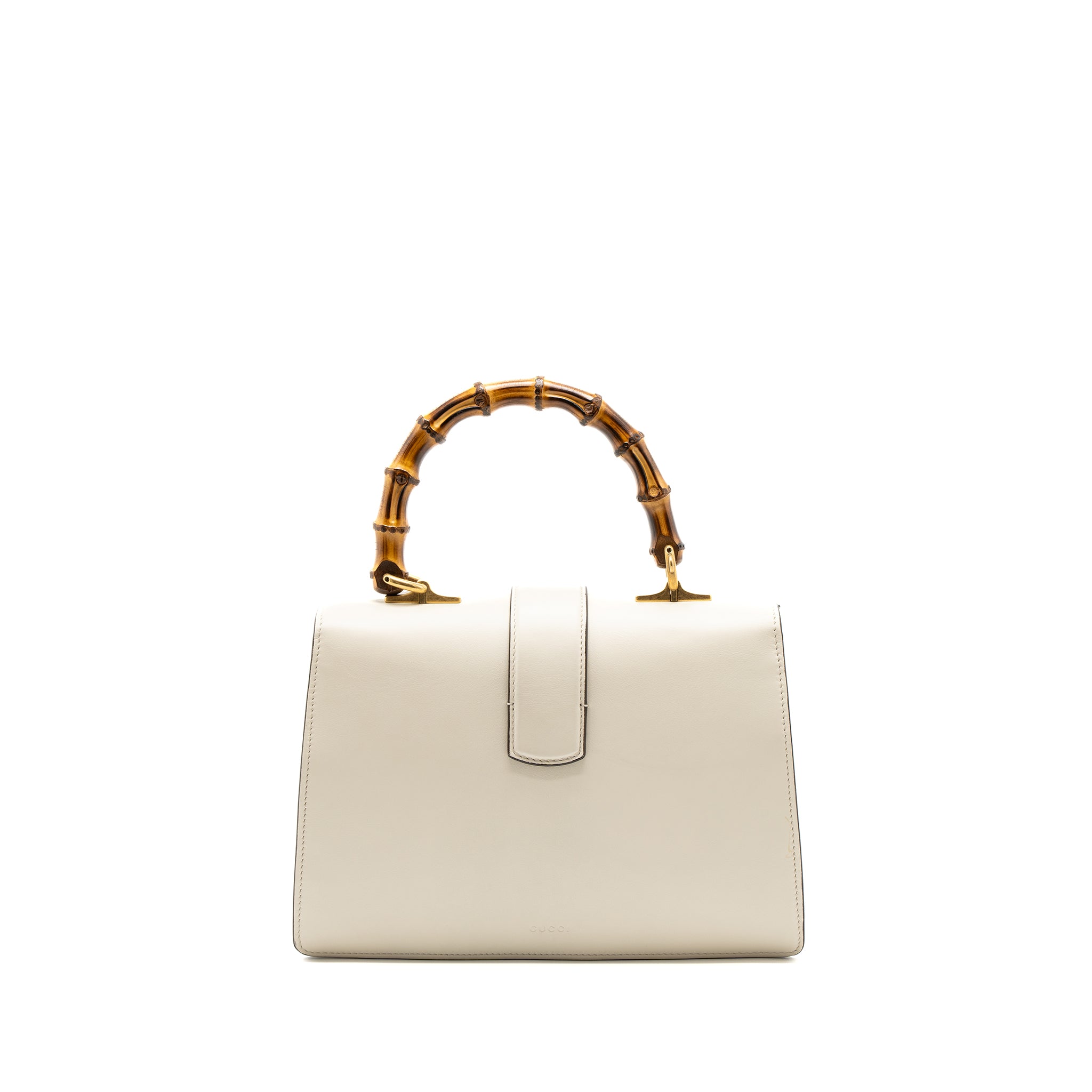 Gucci Bamboo Top Handle Dionysus Flap Bag Calfskin White/Multicolour