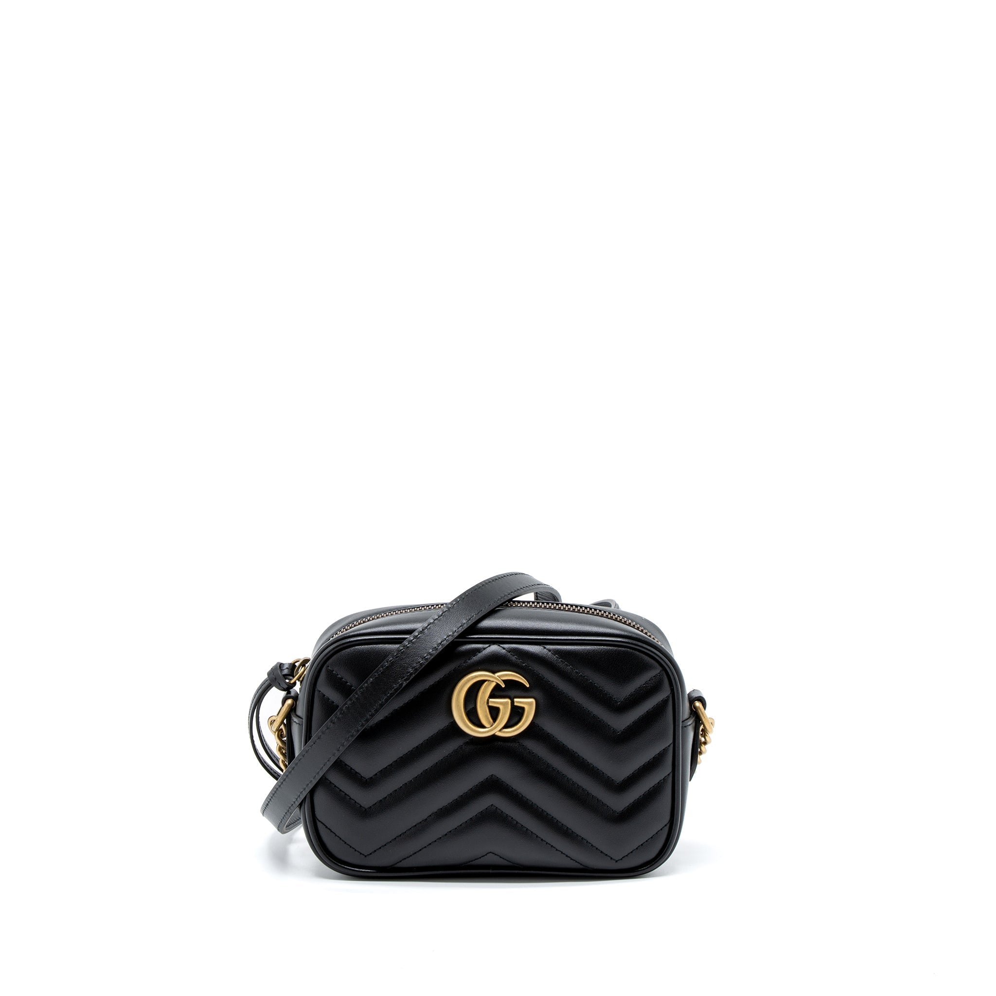 Gucci GG Marmont Matelasse Mini Bag Calfskin Black