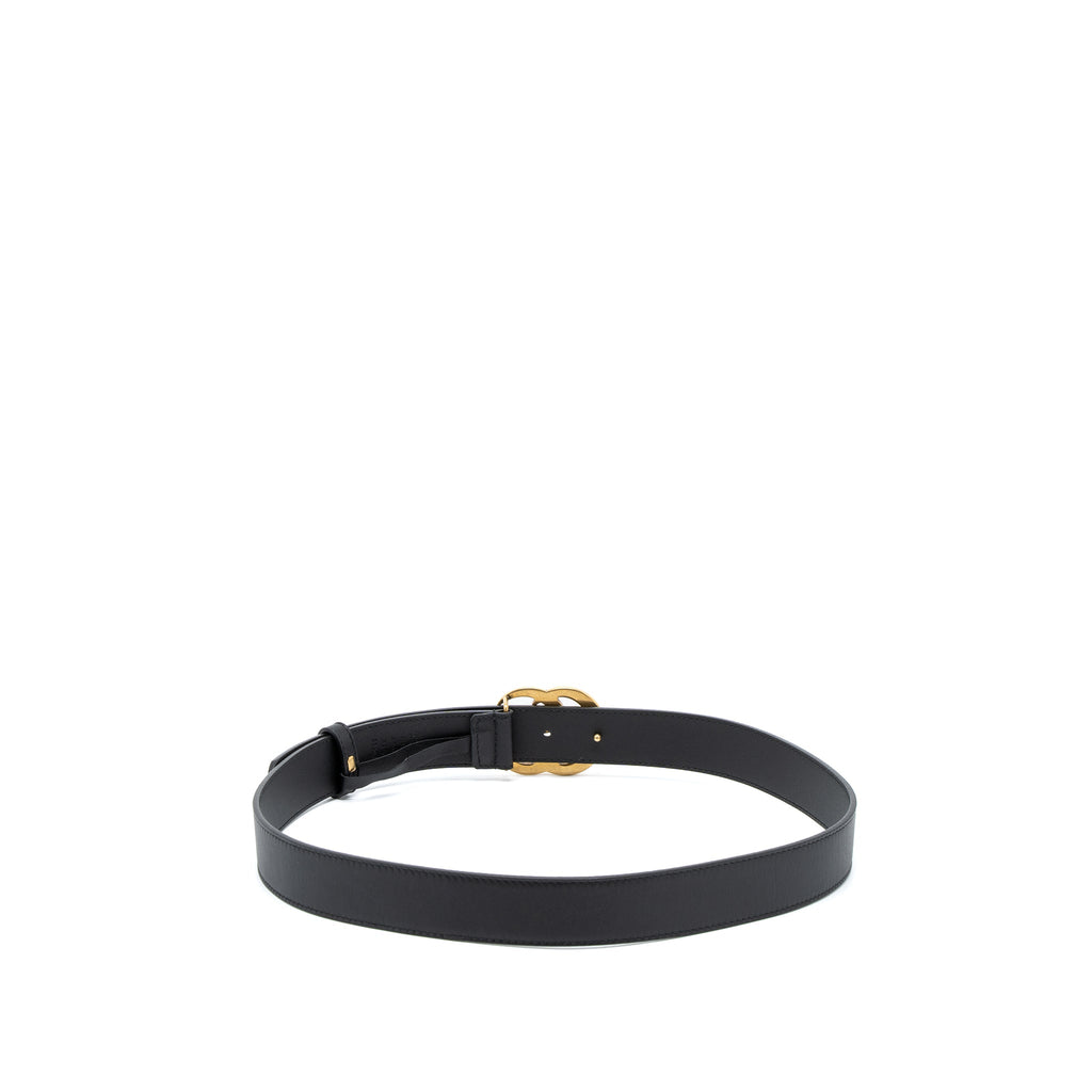 Gucci Size 85 GG Marmont Leather Belt Black