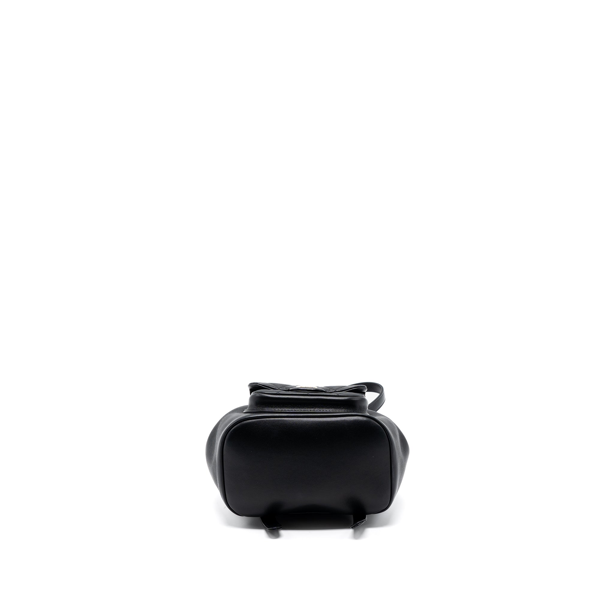 Chanel mini Duma backpack lambskin black L (microchip)