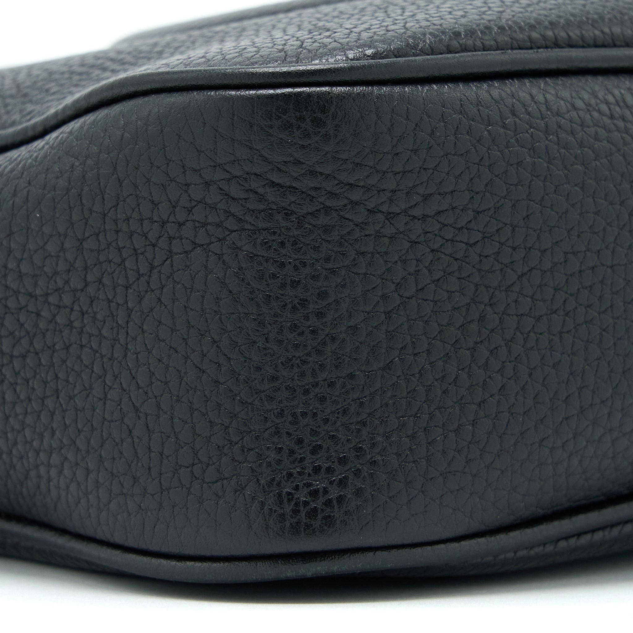 Gucci Soho Disco Camera Bag Calfskin Black L