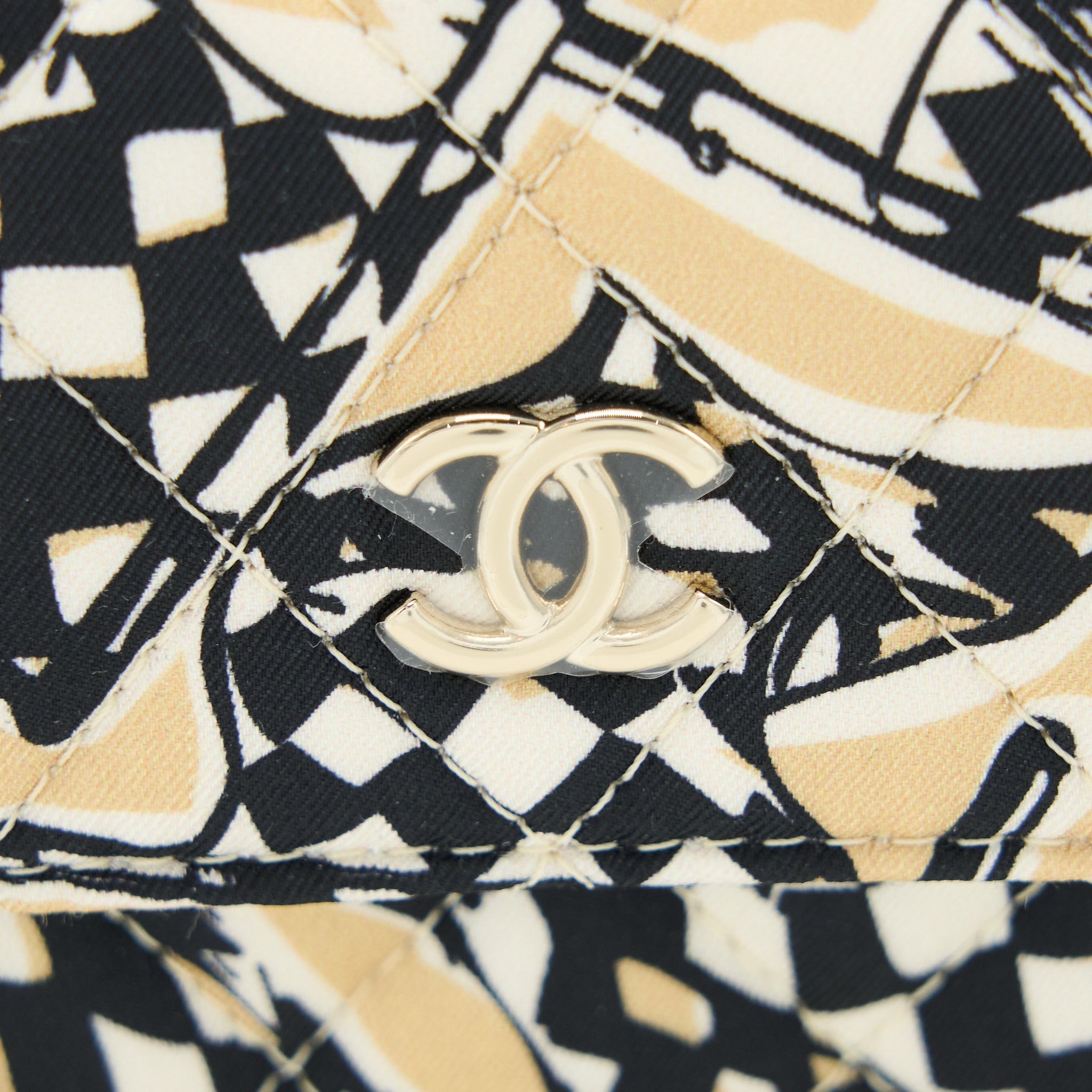 Chanel Mini Clutch with Chain Fabric Multicoloured L (Microchip)