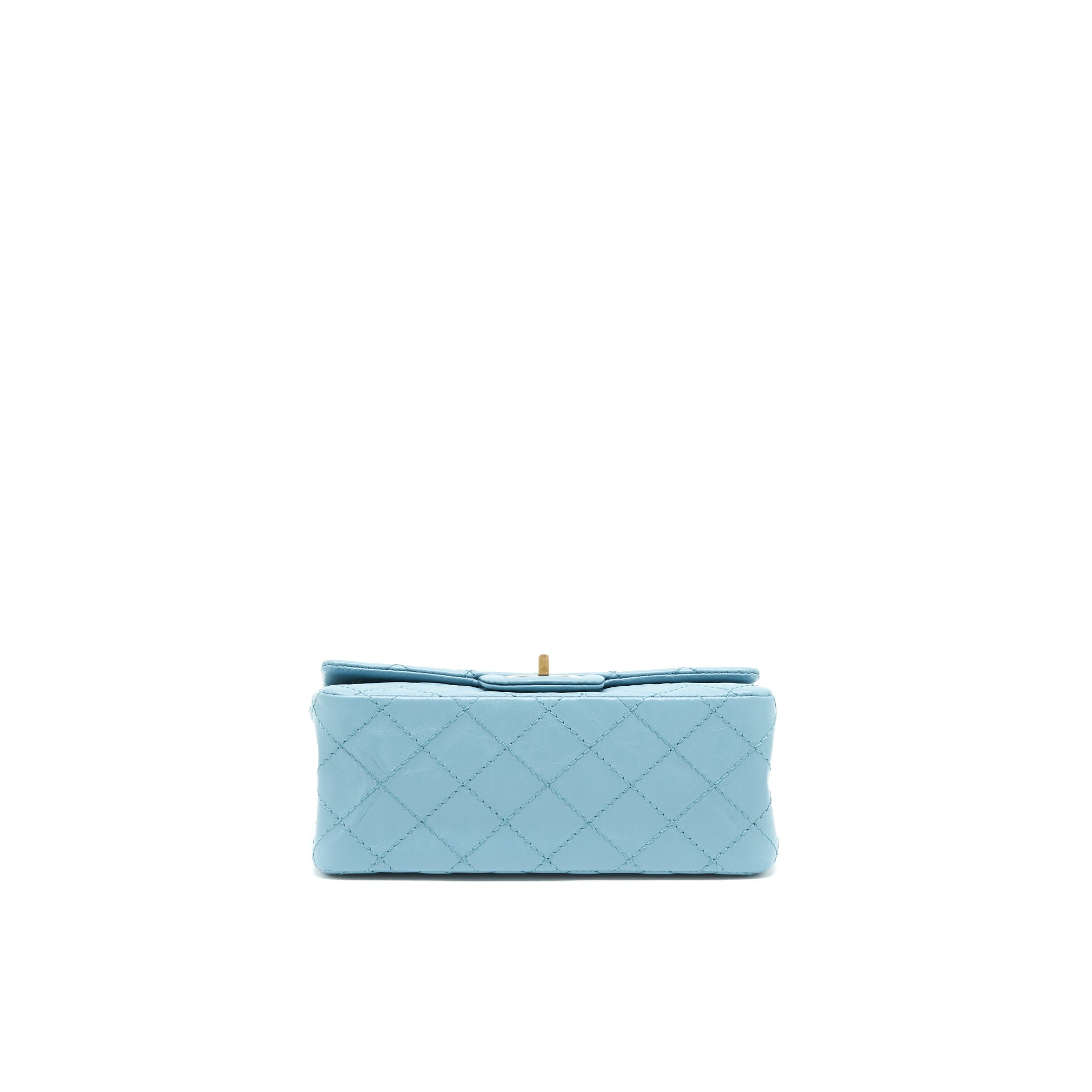 Chanel Mini 2.55 Reissue Flap Bag Light Blue Calfskin