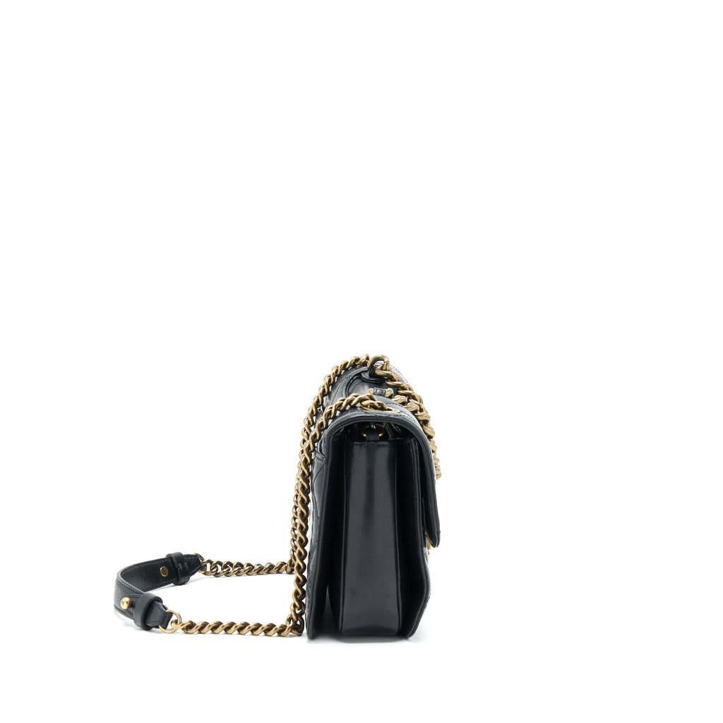 Chanel Perfect Edge Flap Bag With Calfskin Ruthenium