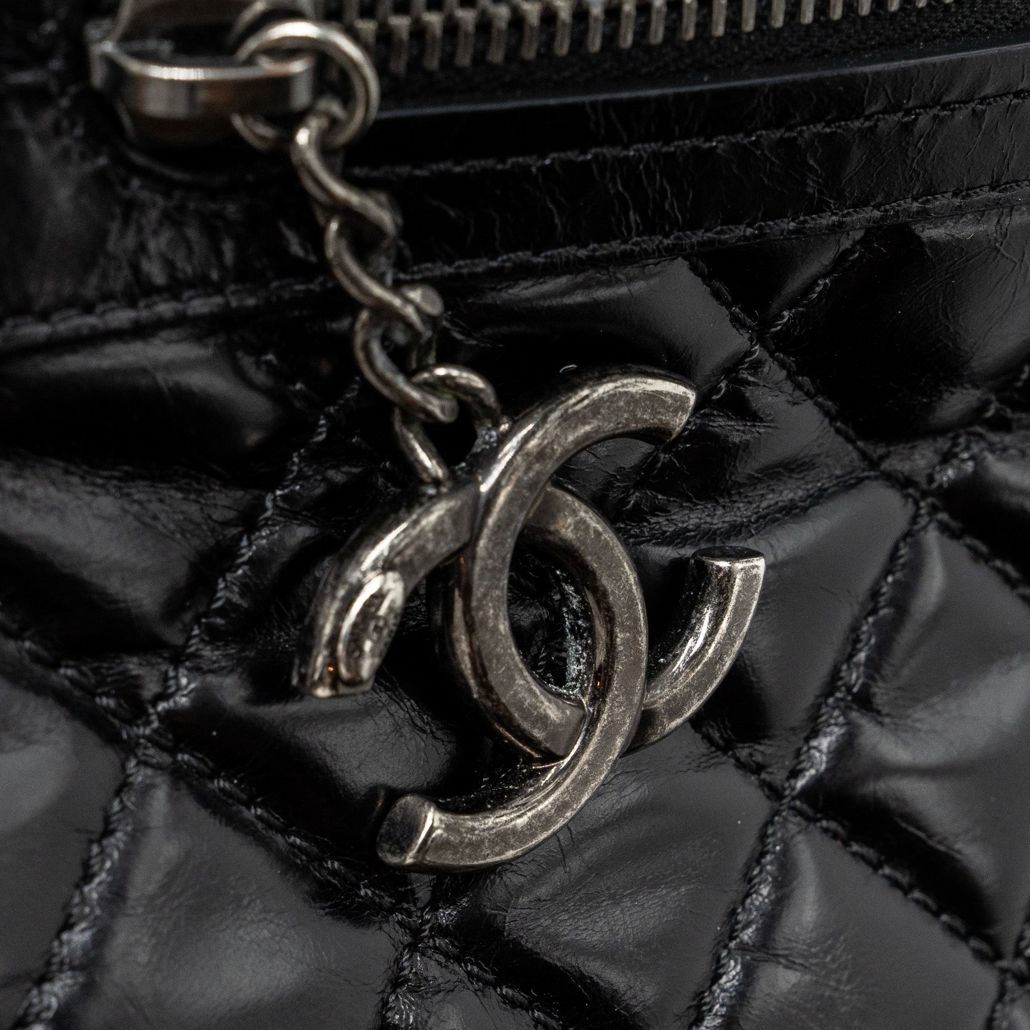 CHANEL Large QUILTED Mountain  BACKPACK CALFSKIN BLACK