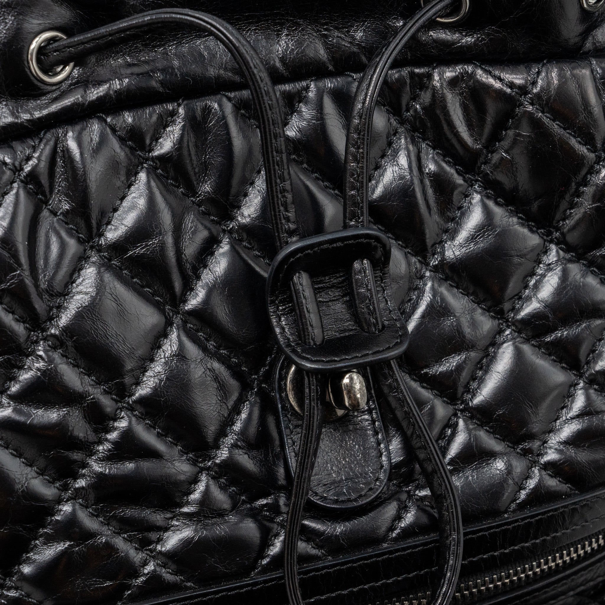 CHANEL Large QUILTED Mountain  BACKPACK CALFSKIN BLACK