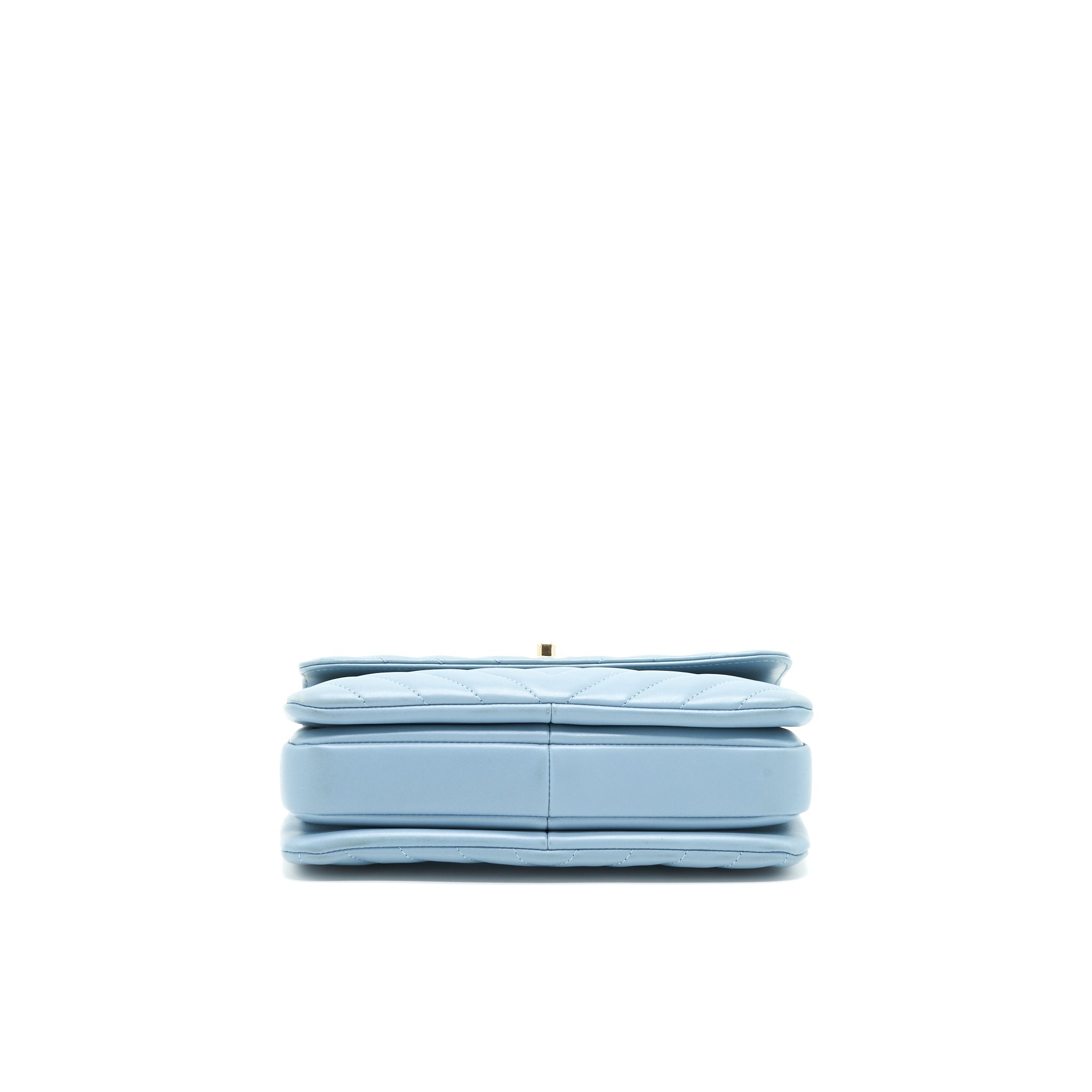 Chanel Trendy CC Flap Bag Light Blue Lambskin L