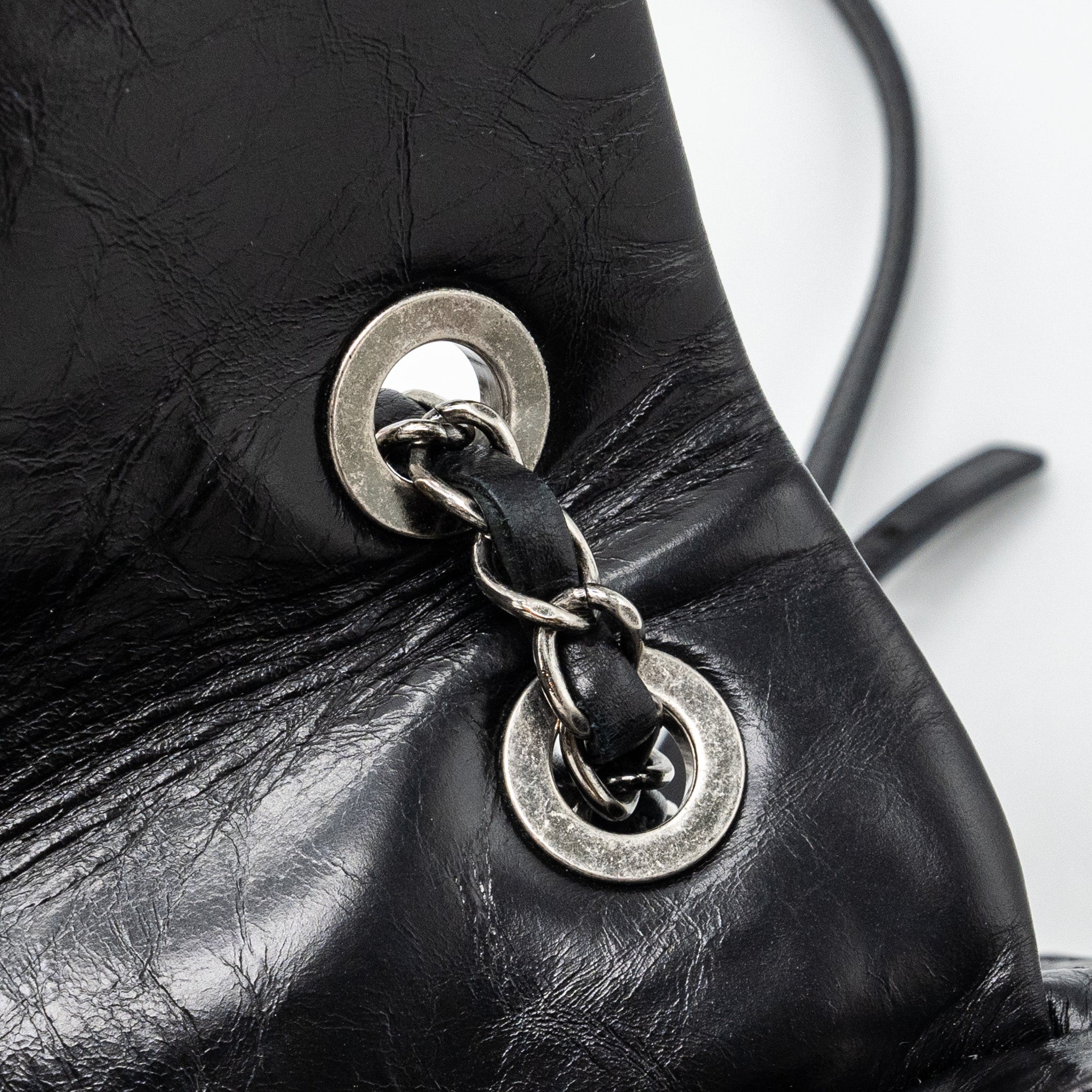 CHANEL Large QUILTED Mountain  BACKPACK CALFSKIN BLACK