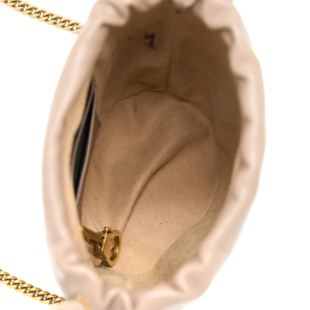 Gucci GG Marmont Mini Bucket Dark Beige