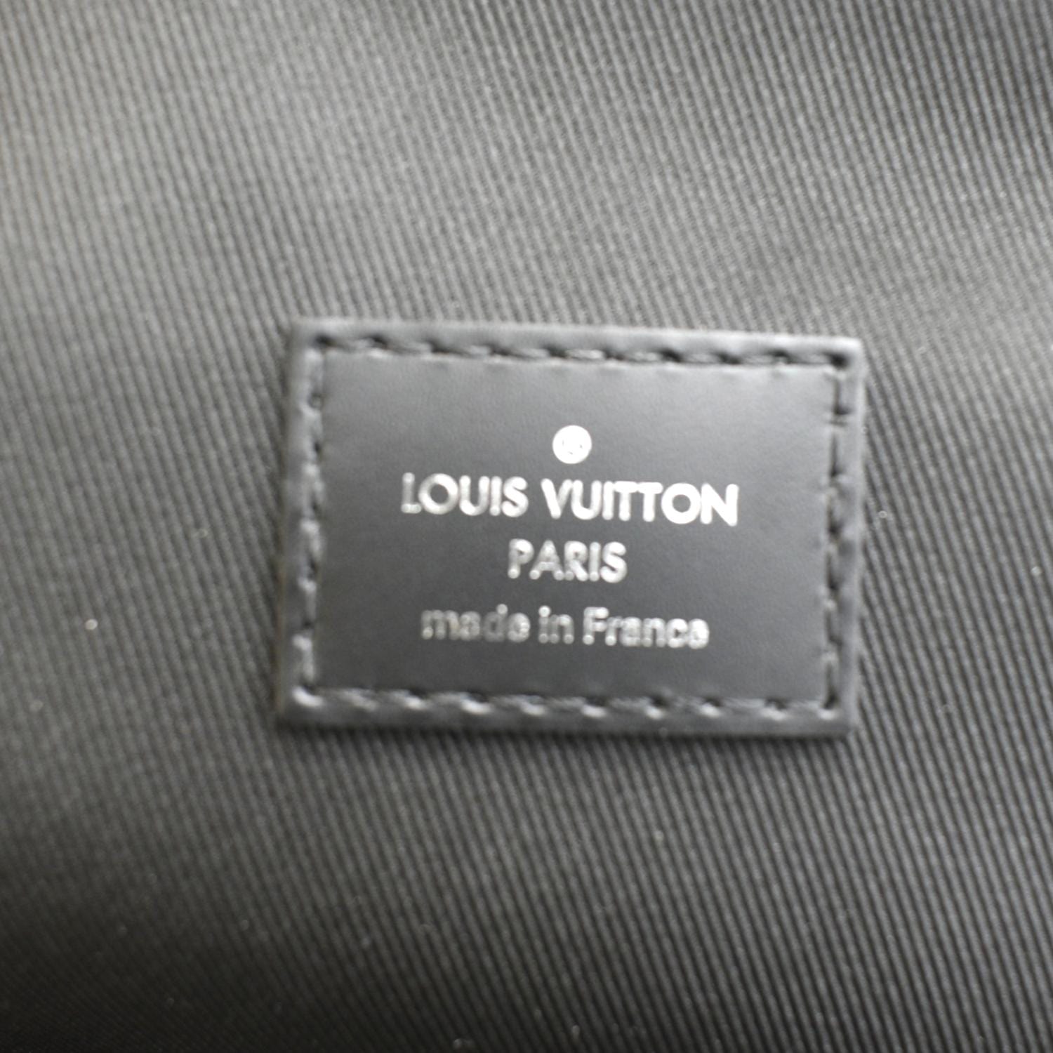 LOUIS VUITTON Avenue Sling Damier Graphite Backpack Bag Black