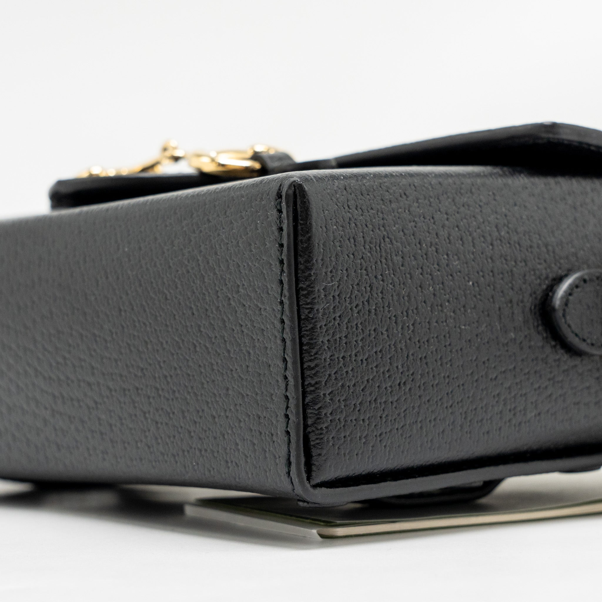 Gucci 1955 Horsebit Crossbody Bag Calfskin Black