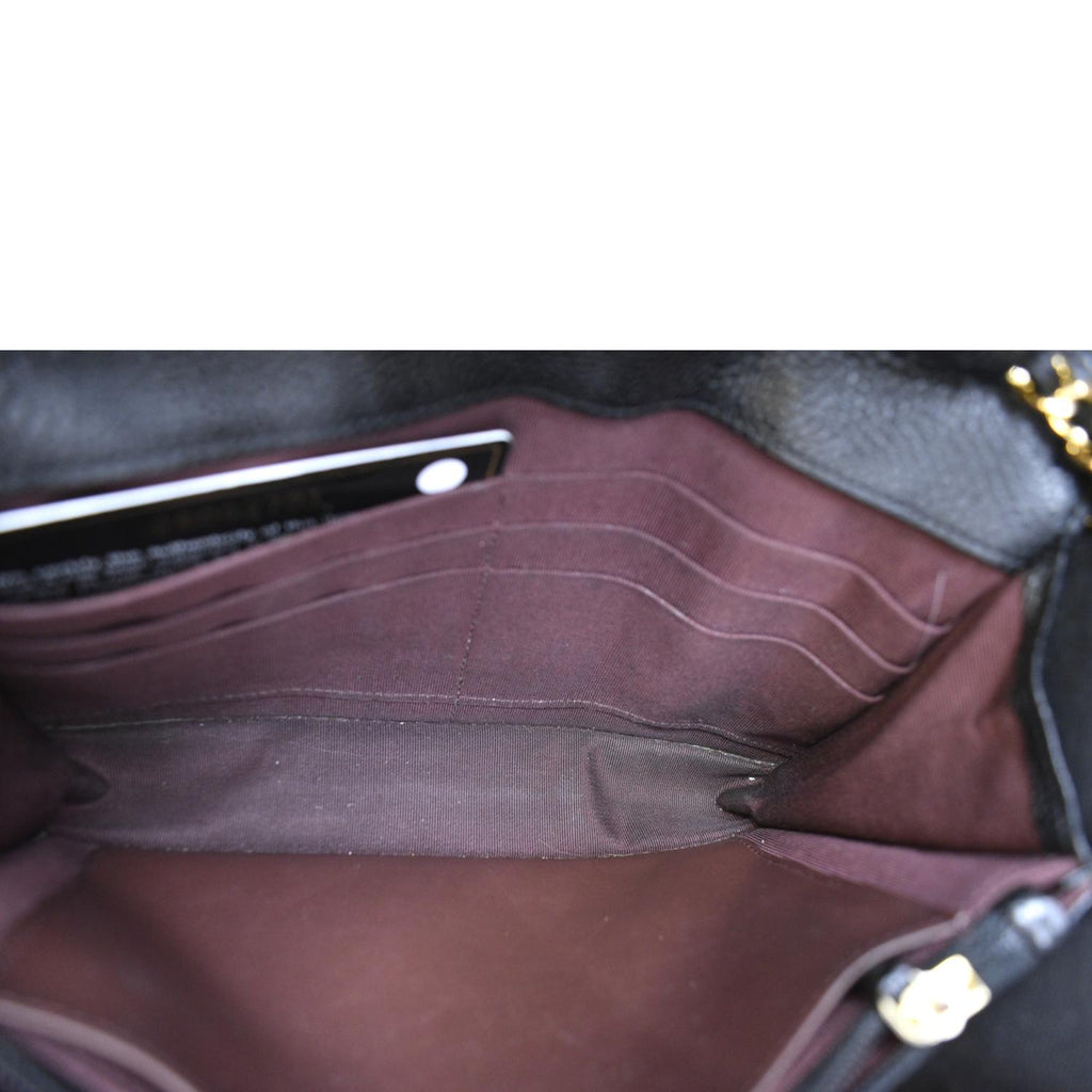 CHANEL Boy Woc Caviar Leather Wallet On Chain Clutch Bag Black
