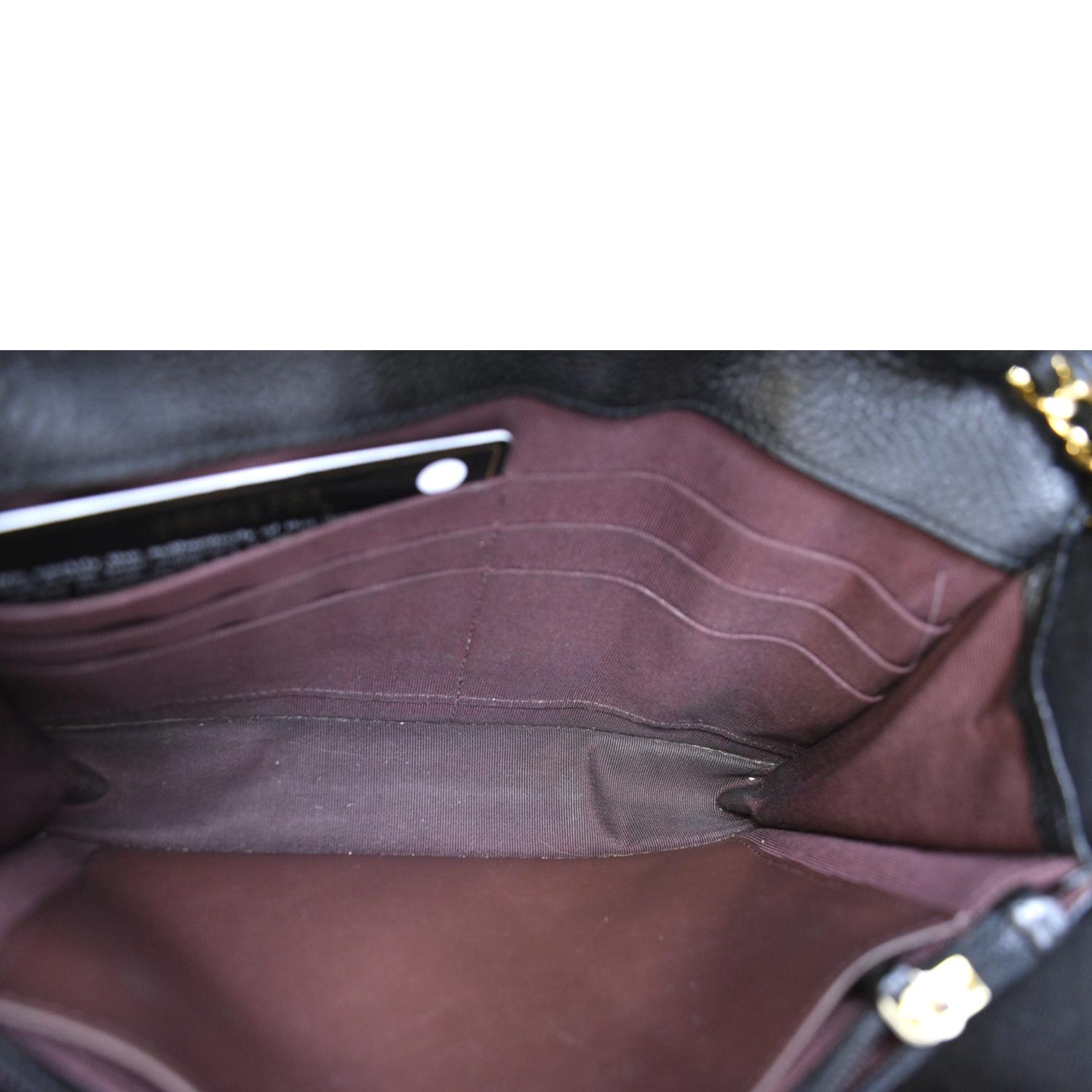 CHANEL Boy Woc Caviar Leather Wallet On Chain Clutch Bag Black