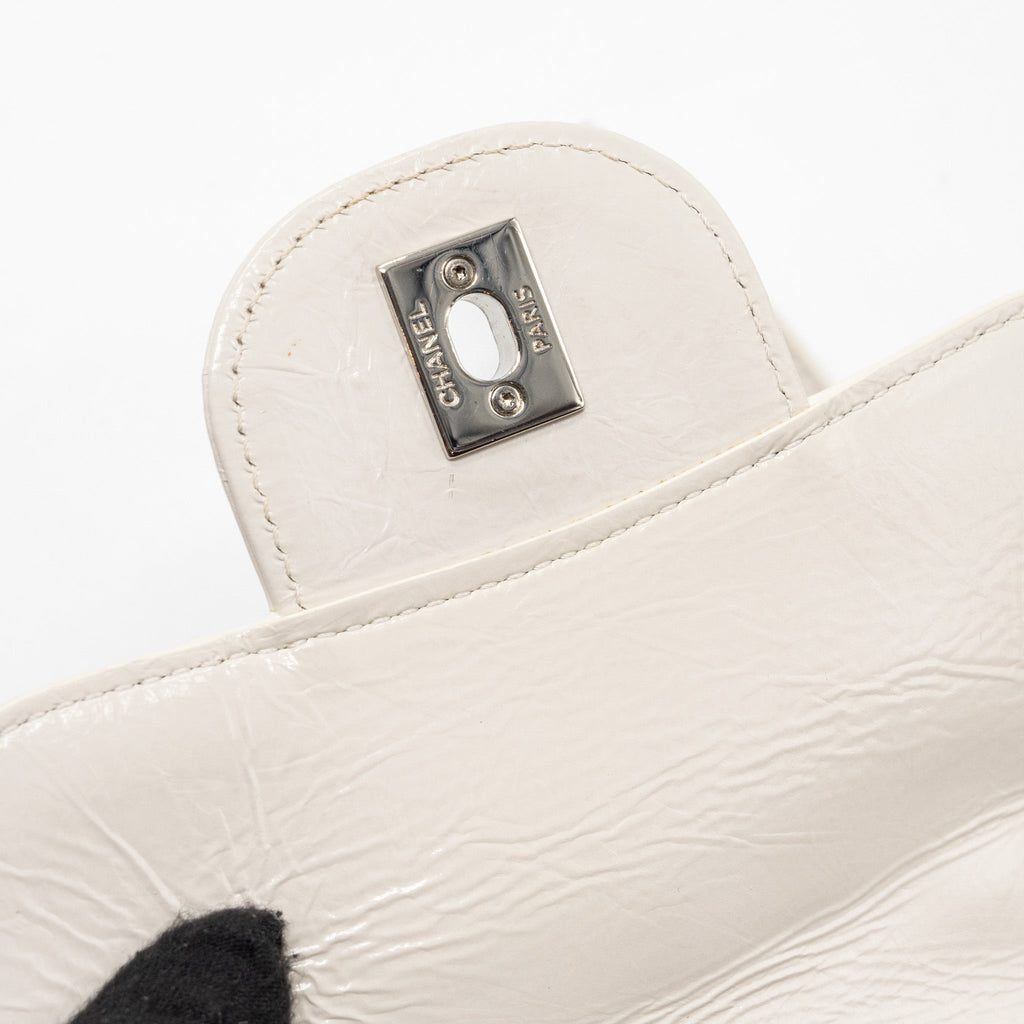 CHANEL TRANSPARENT BACKPACK PVC/SHINY CALFSKIN WHITE