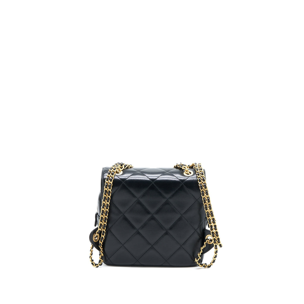 Chanel 23P Ado Backpack Lambskin Black  (Microchip)