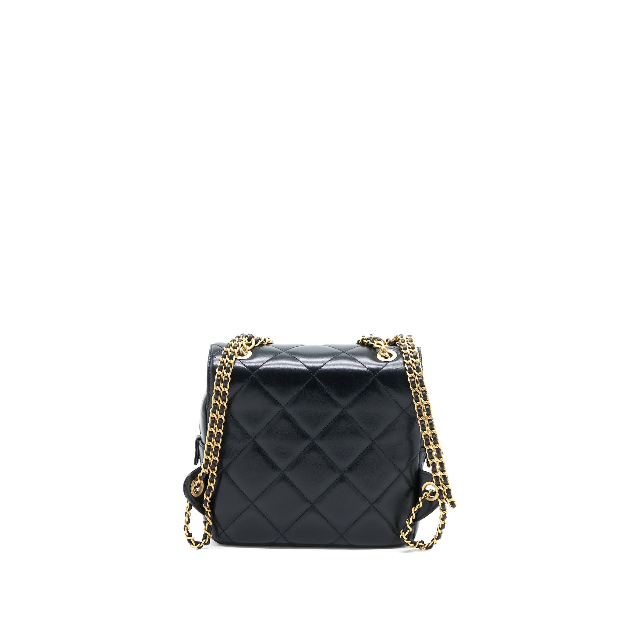 Chanel 23P Ado Backpack Lambskin Black  (Microchip)