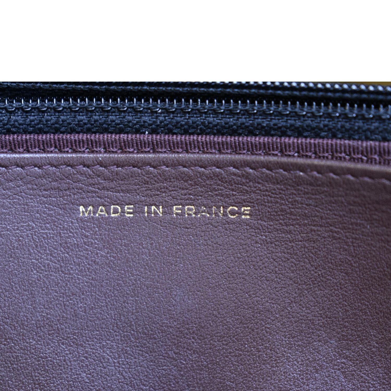 CHANEL Boy Woc Caviar Leather Wallet On Chain Clutch Bag Black