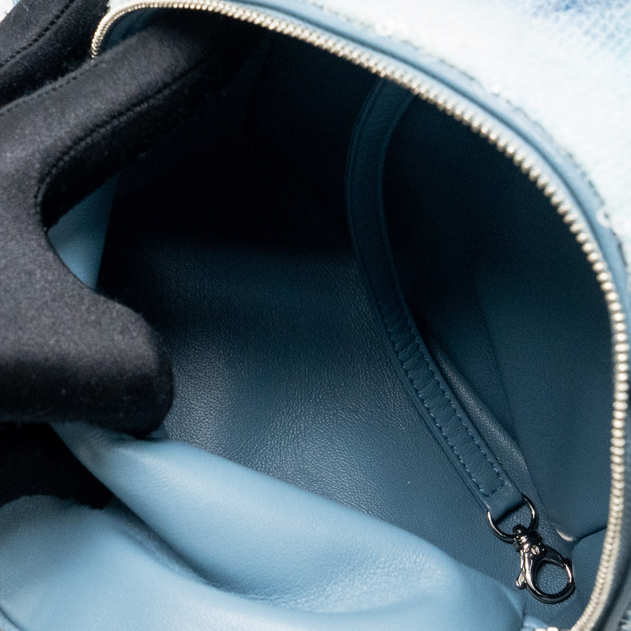 Chanel Mini Backpack Sequins Multicolour Blue
