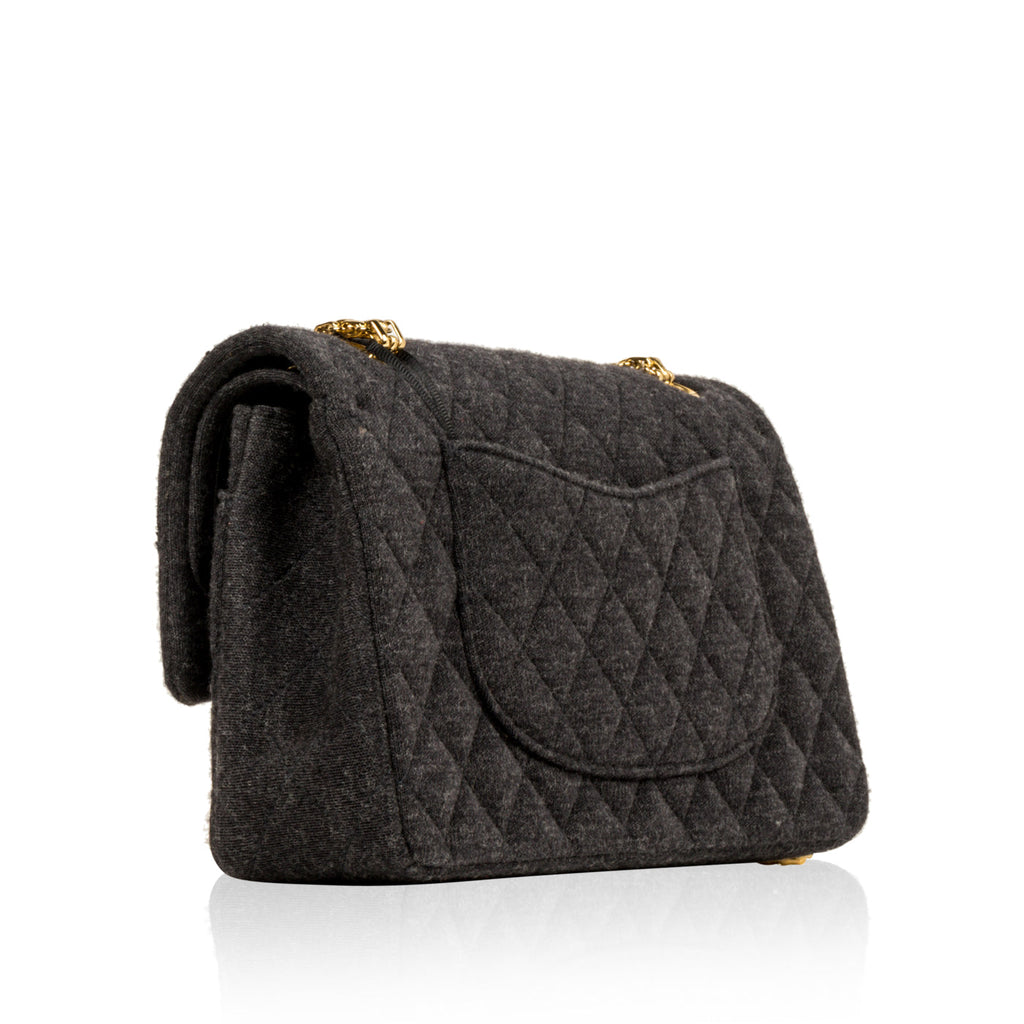 Chanel Jersey Classic Flap Bag - Medium