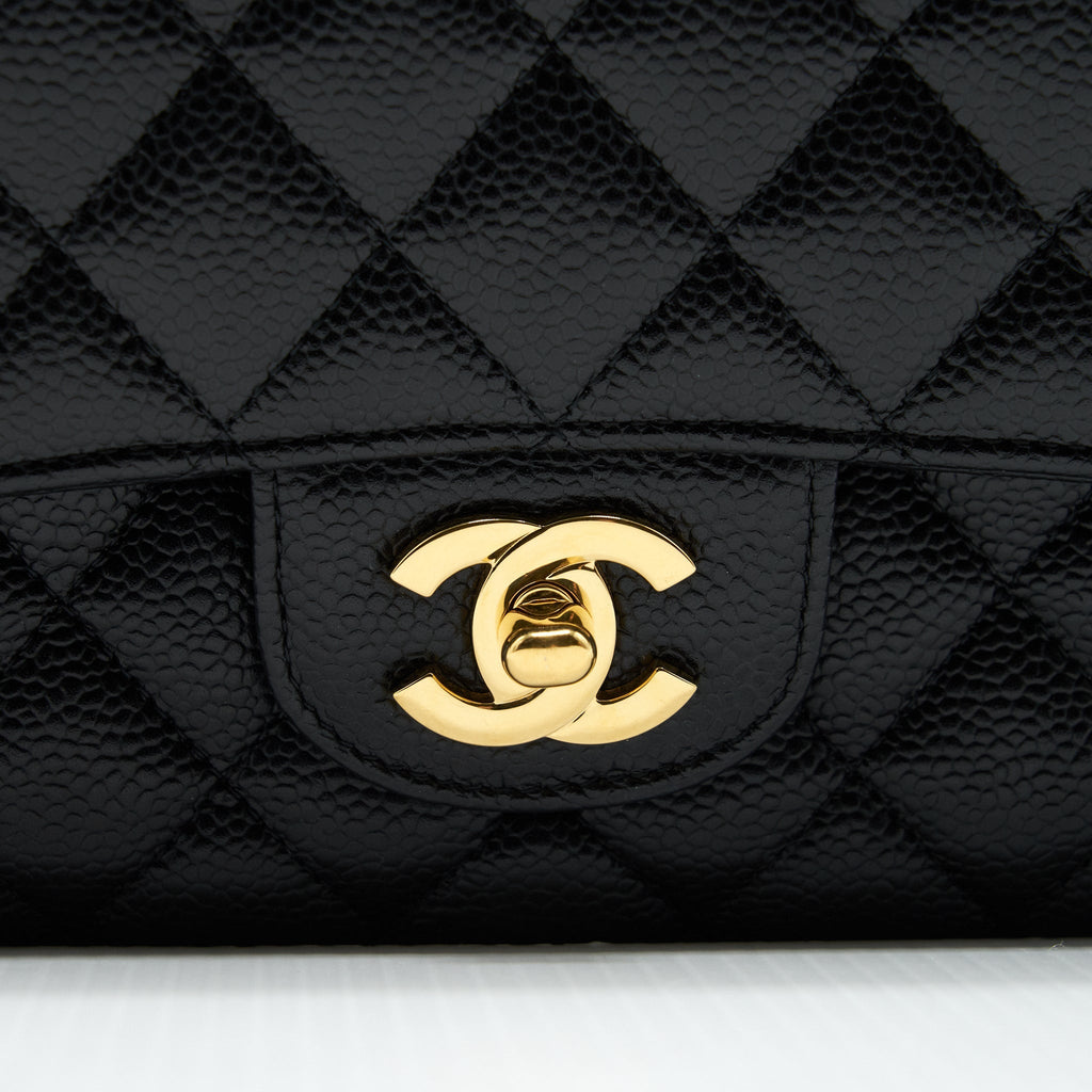 Chanel Classic Double Flap Medium Black Caviar
