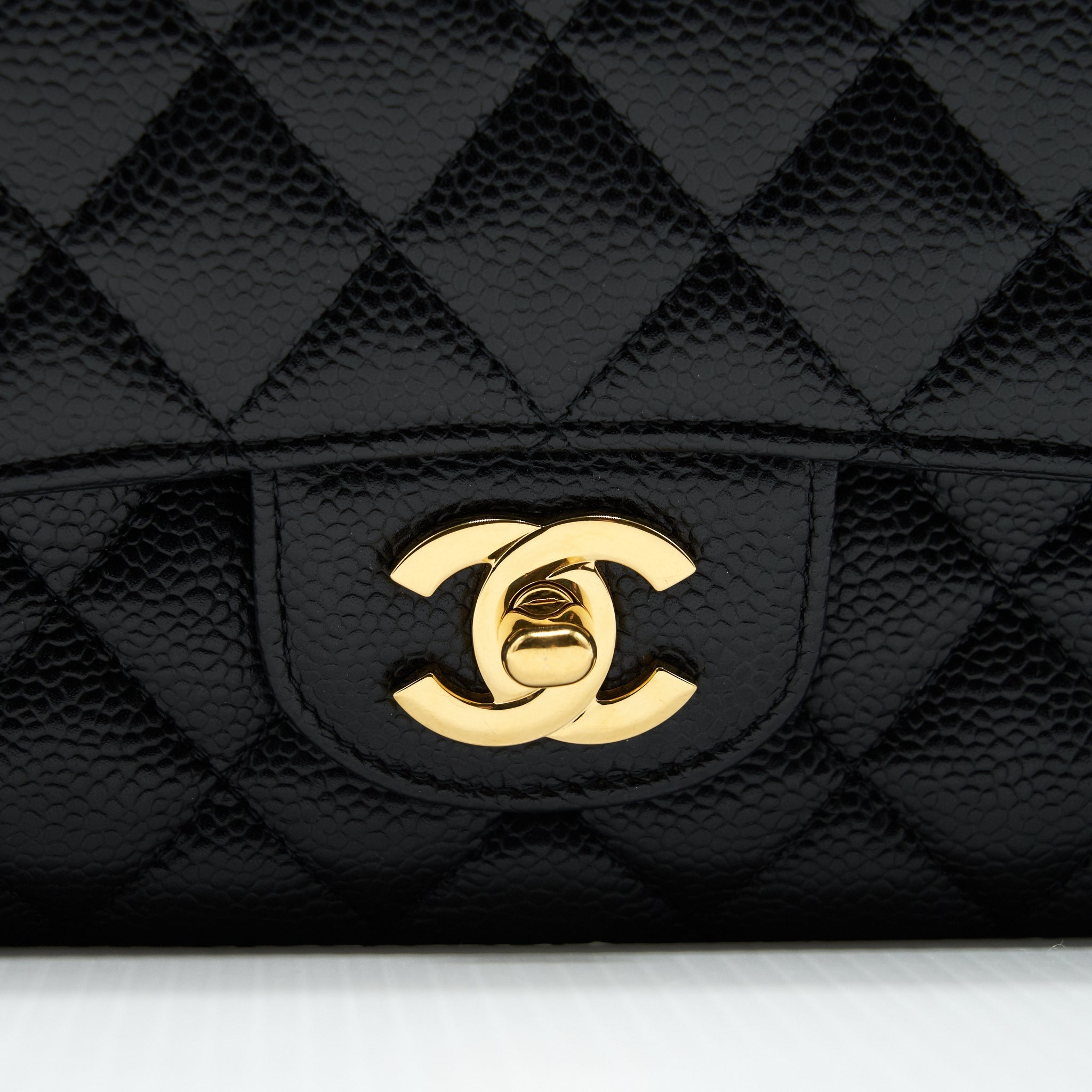 Chanel Classic Double Flap Medium Black Caviar