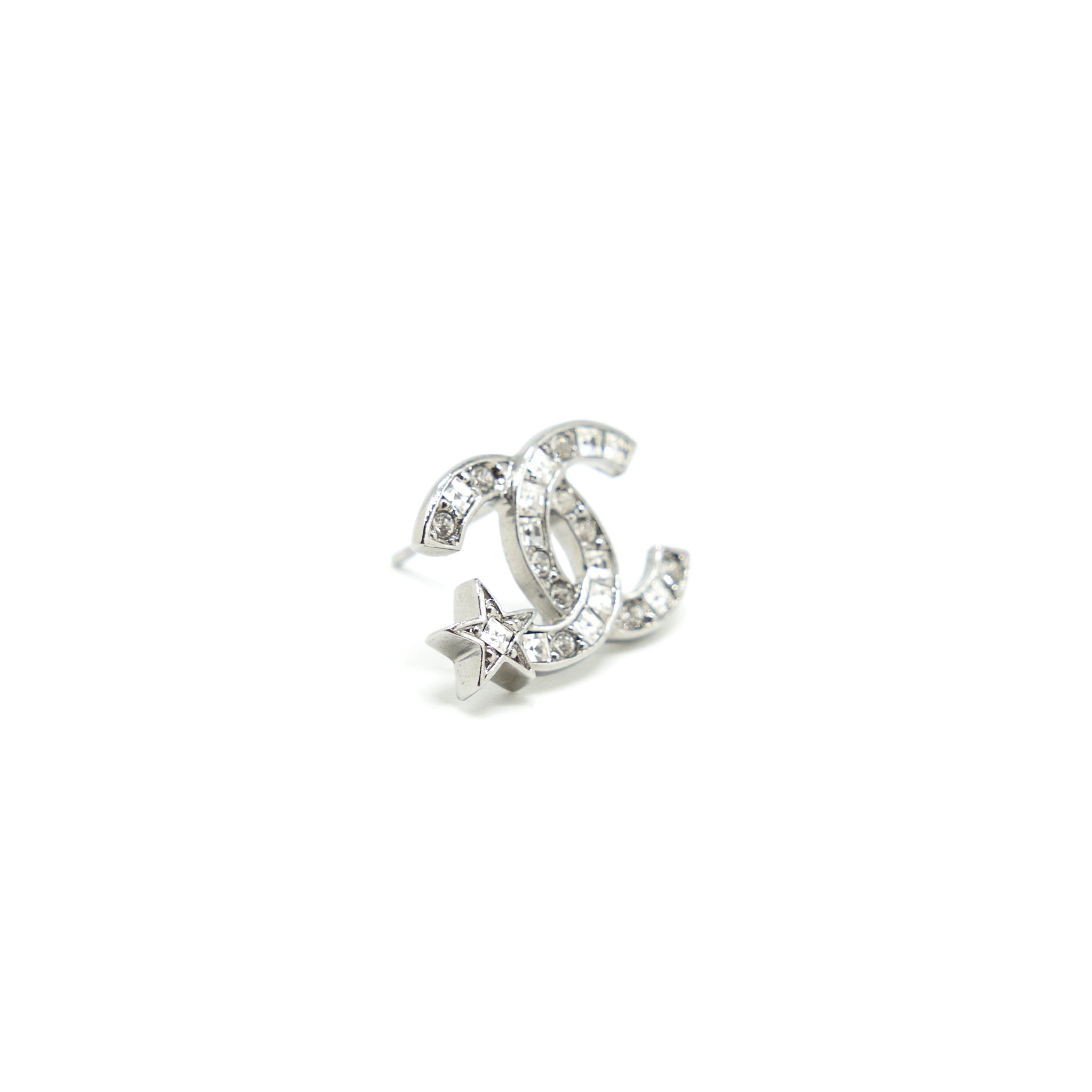 Chanel CC And Star Crystals Earring