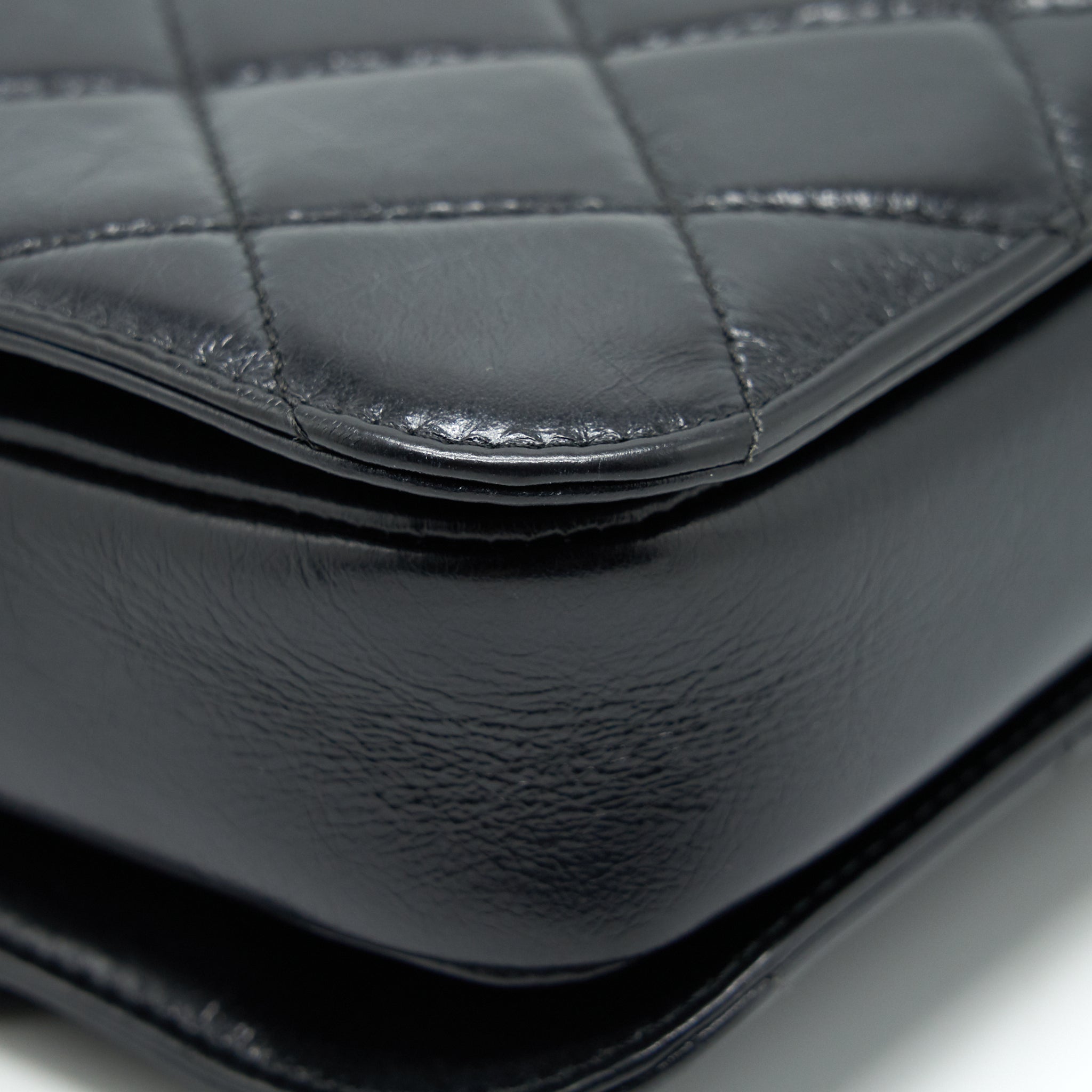 Chanel Perfect Edge Flap Bag With Calfskin Ruthenium