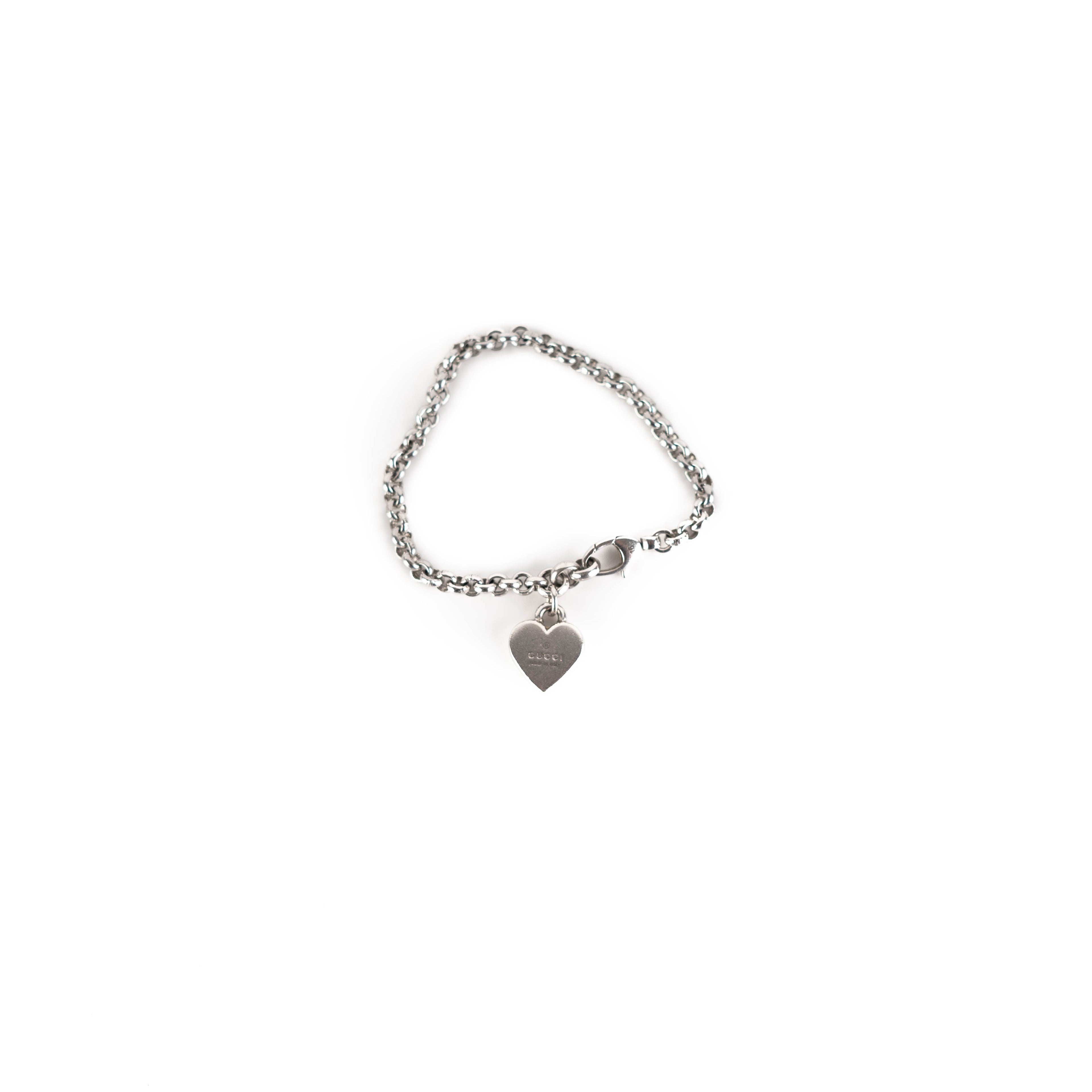 Gucci Silver Sterling Padlock Bracelet