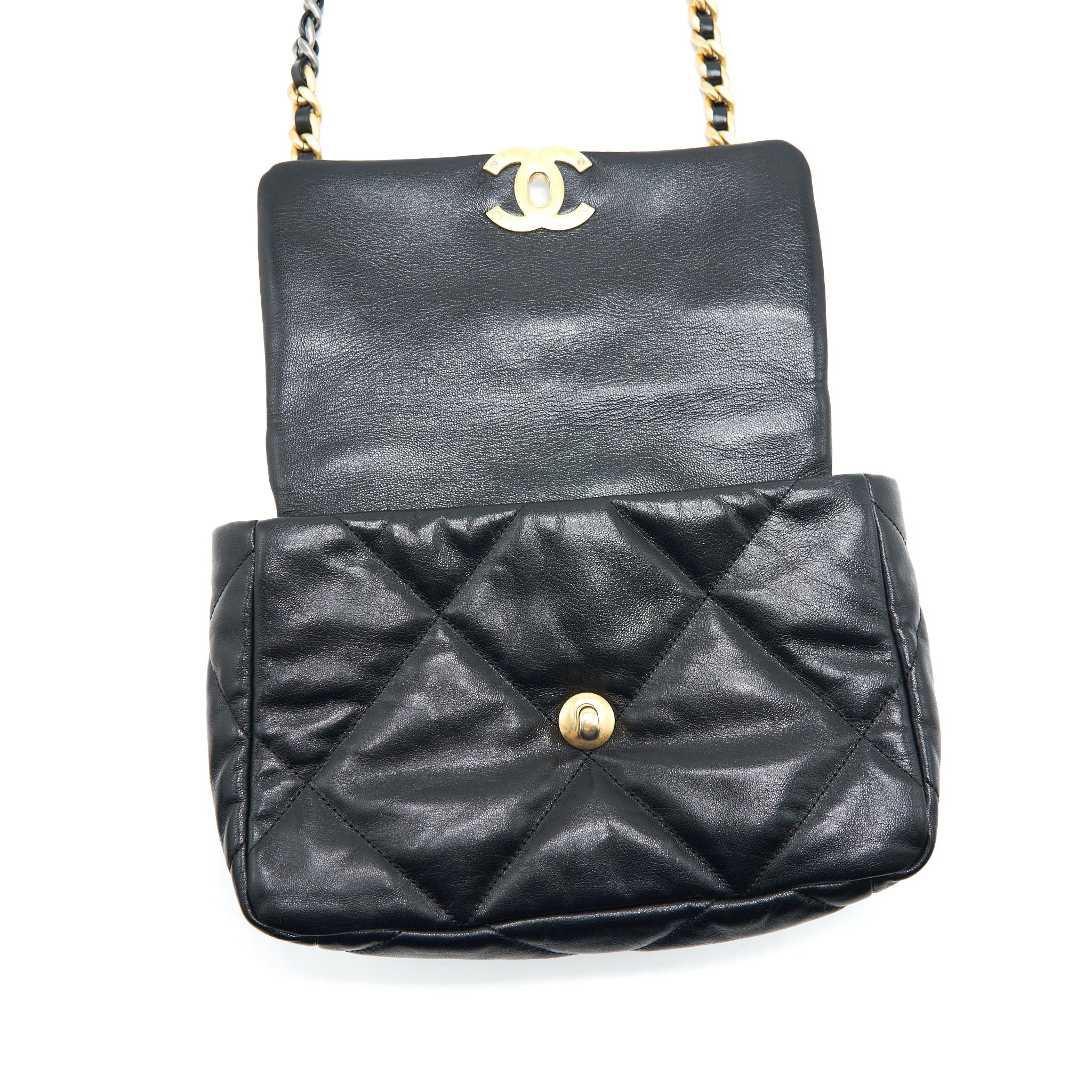 Chanel Small 19 Bag Black